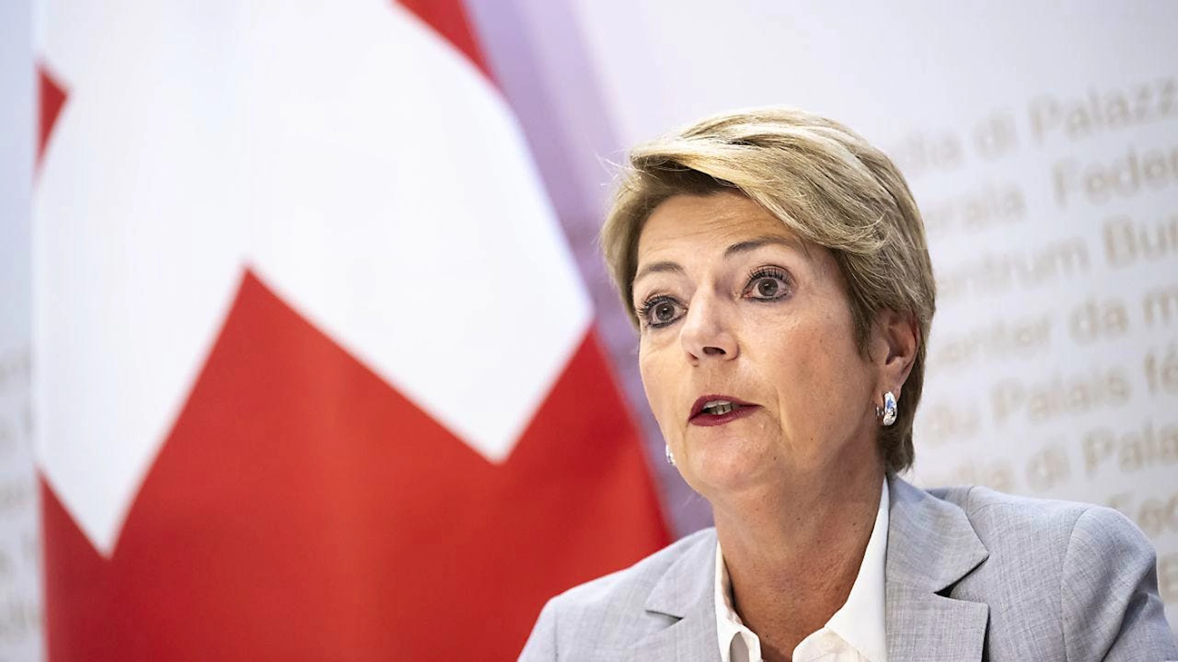 Pour Karin Keller-Sutter, «il est clair qu'une solution durable ne peut être atteinte sans l'Ukraine» (archives).
