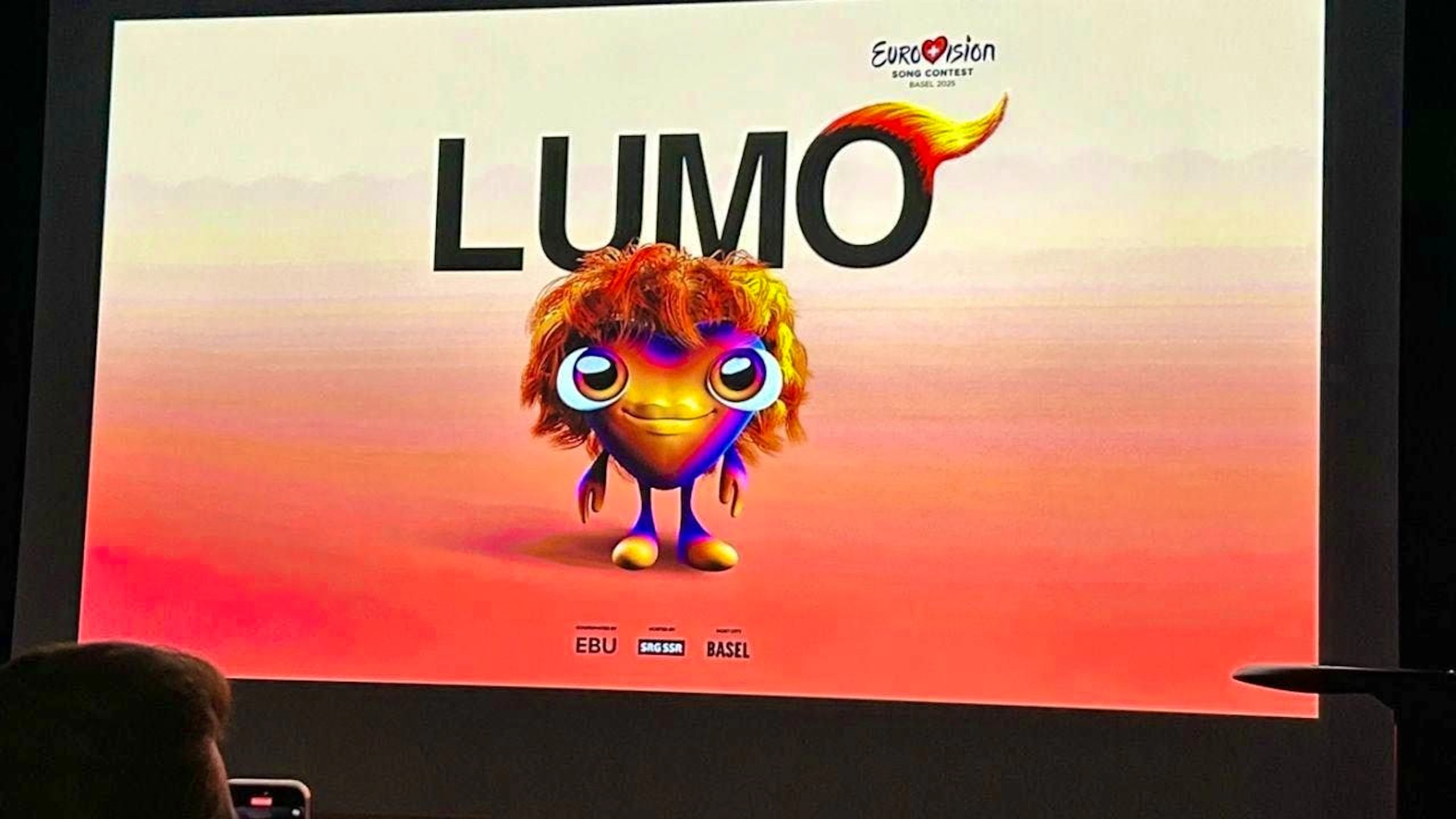 The ESC mascot Lumo was presented in Basel.