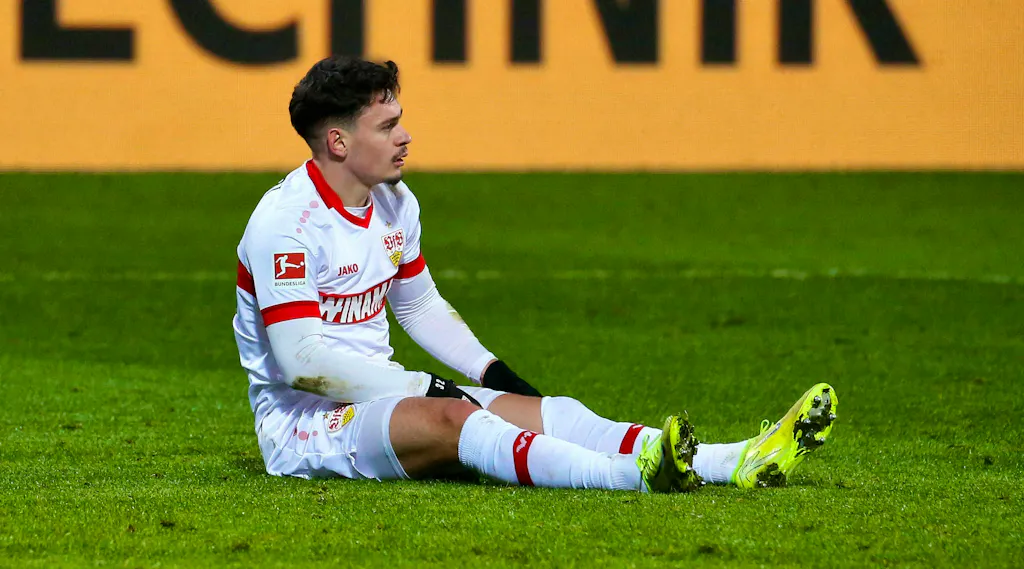 Fabian Rieder is on the sidelines in Stuttgart
