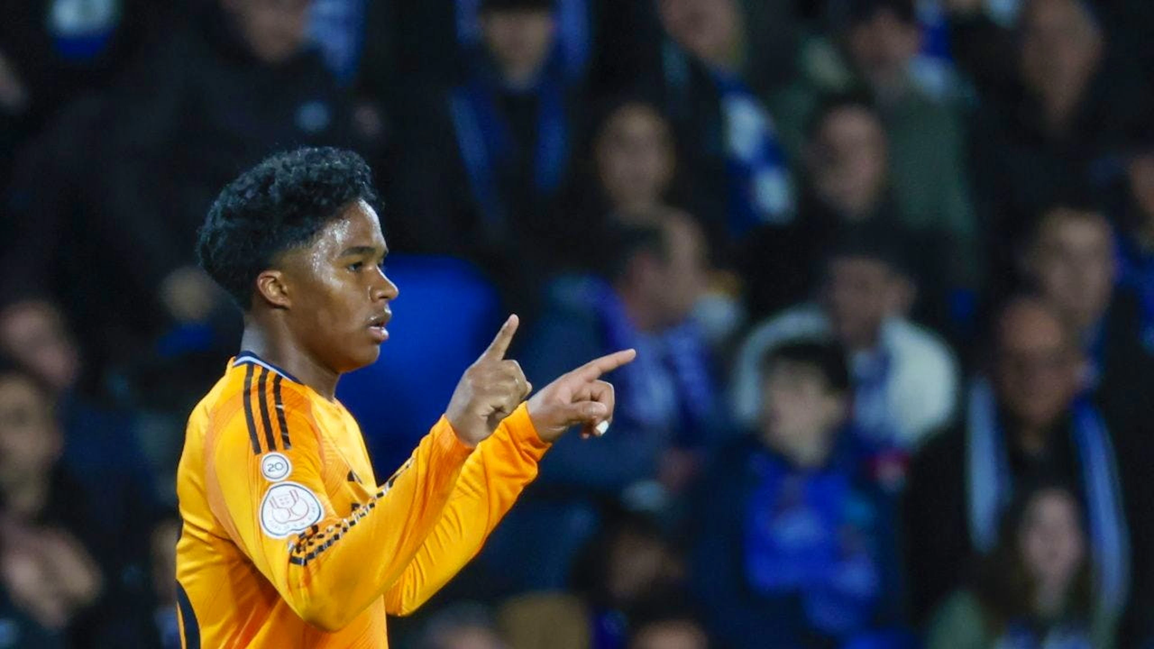Der Brasilianer Endrick schoss Real Madrid im Cup-Halbfinal-Hinspiel zum Sieg