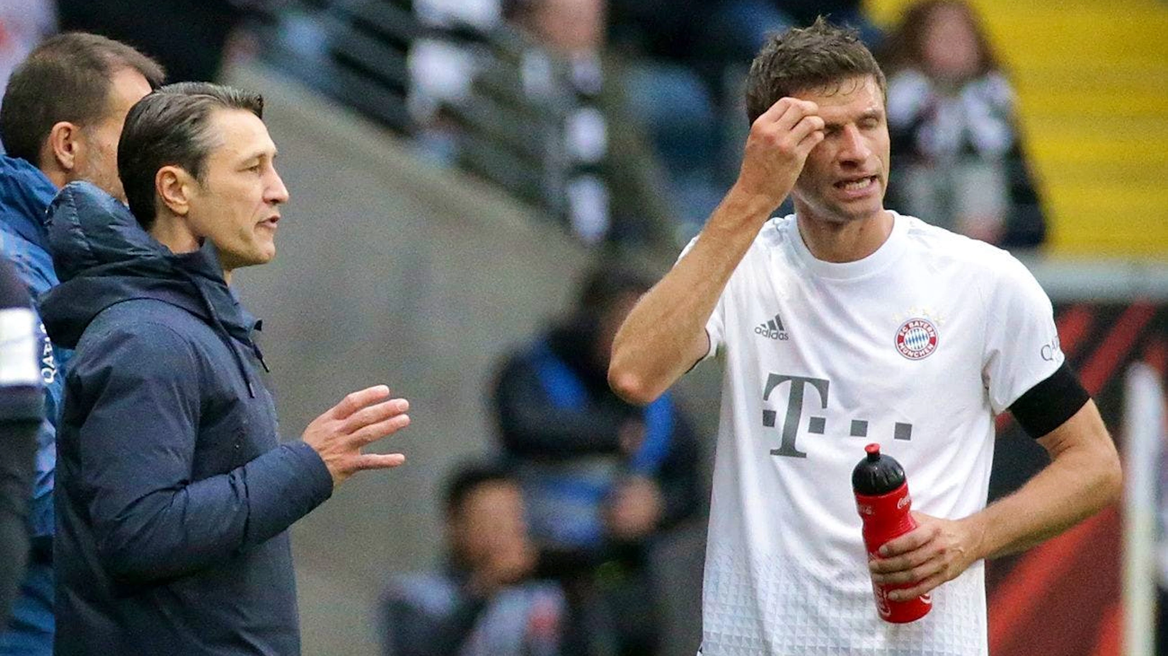 Trainer Niko Kovac (l.) war kein Fan von Thomas Müller.