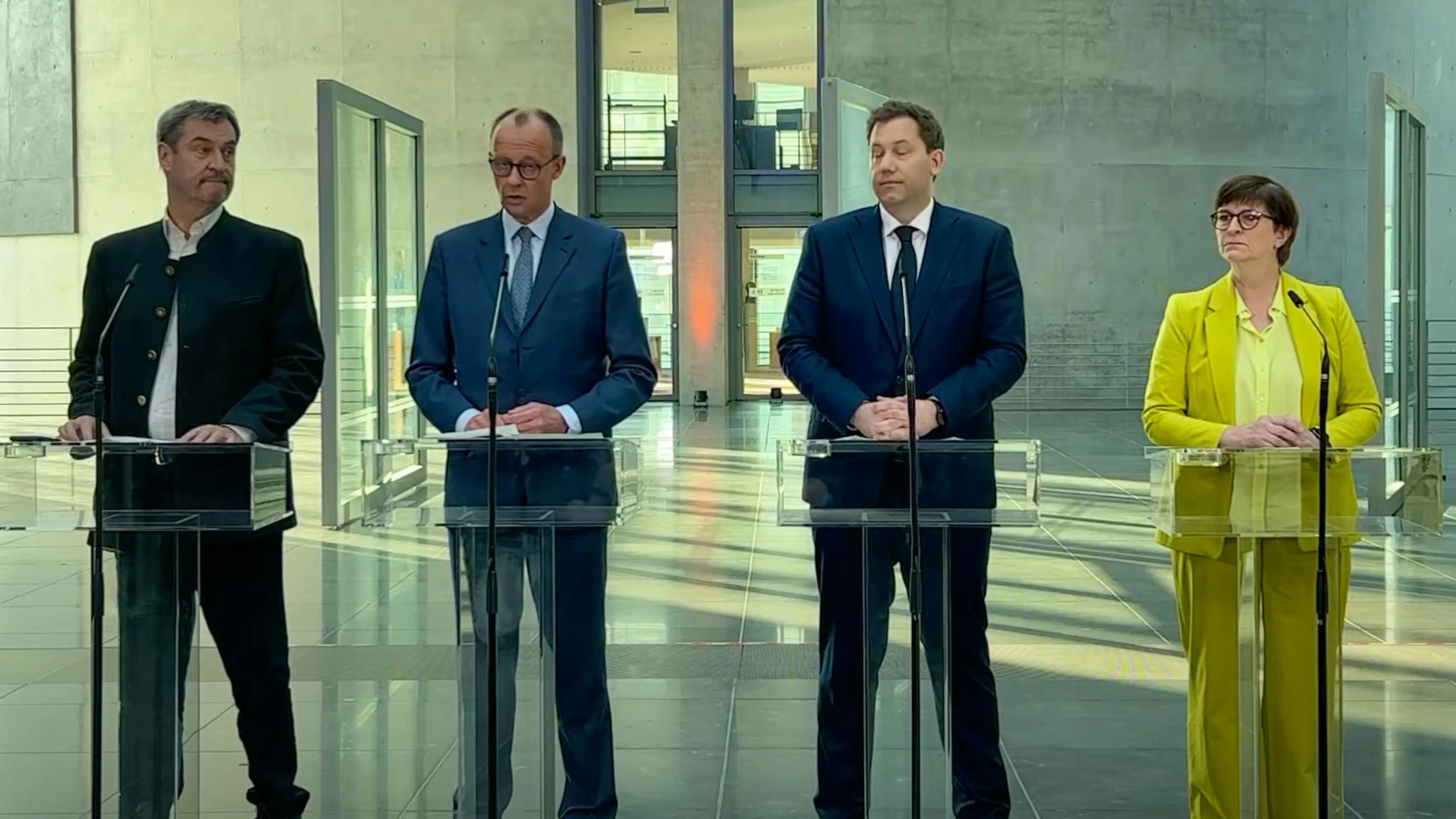 CDU, CSU und SPD haben ihre Sondierungsgespräche erfolgreich abgeschlossen und bereiten Koalitionsverhandlungen vor.