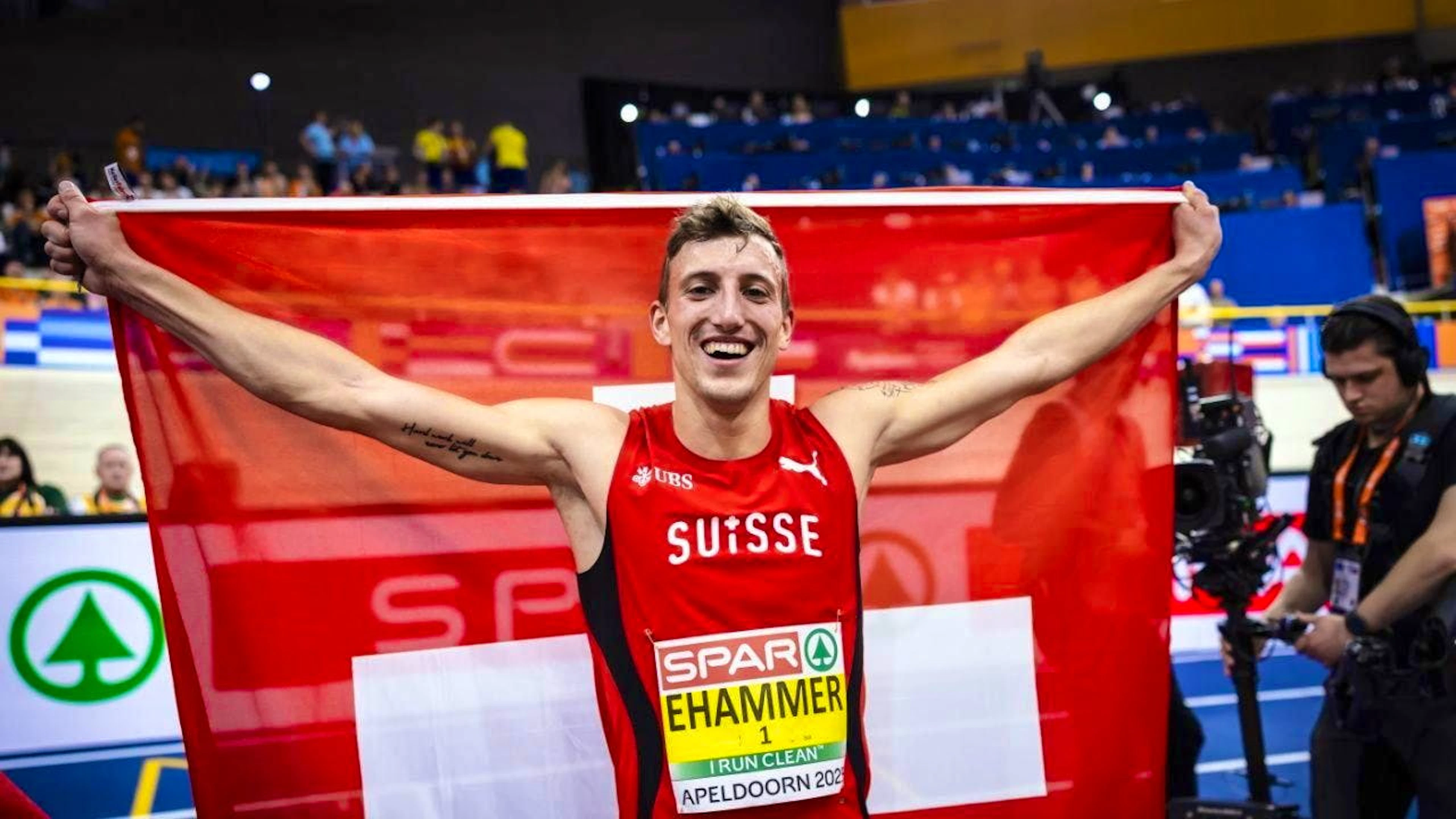Simon Ehammer won silver in the heptathlon