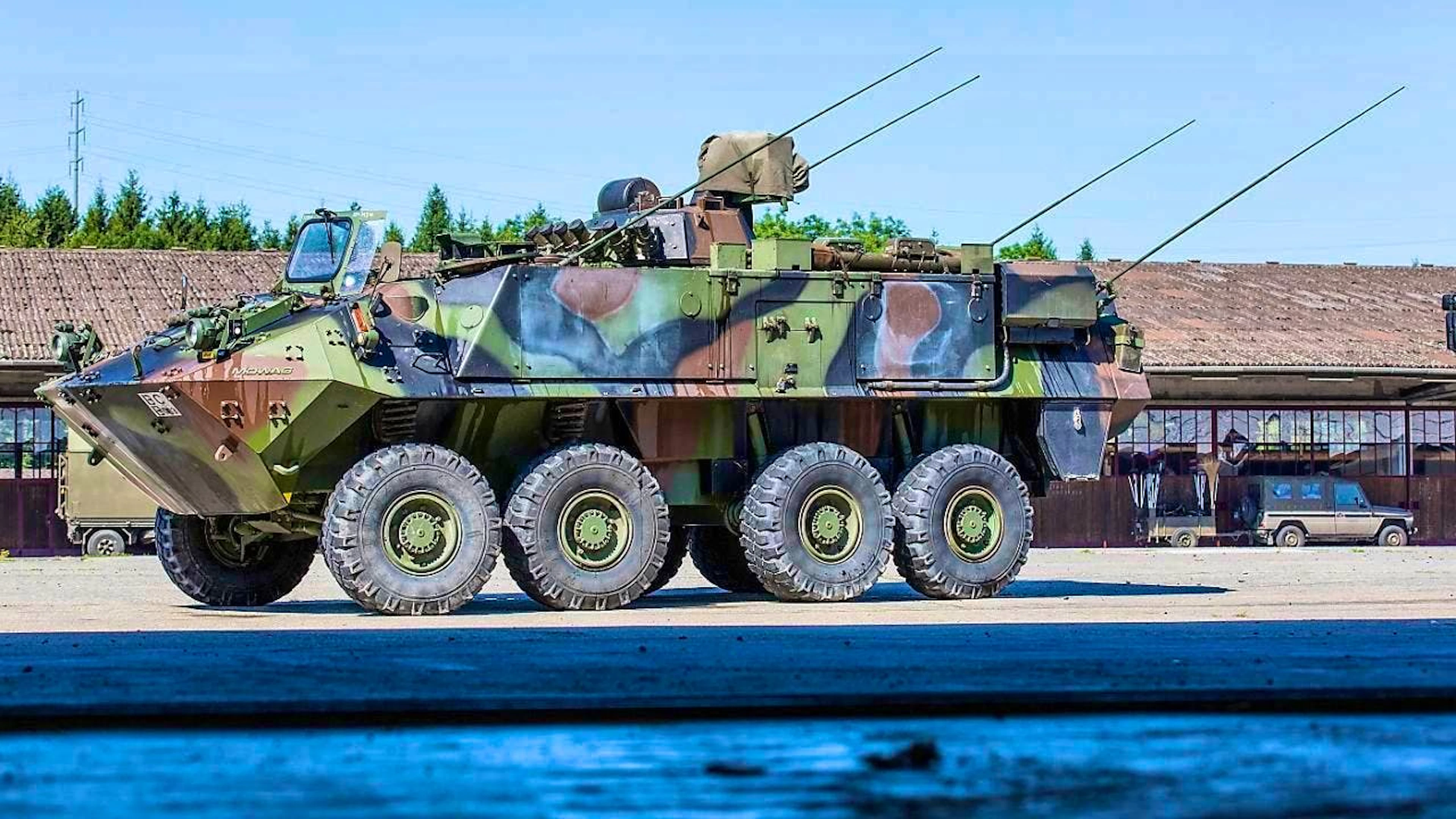 Soldat hospitalisé après un accident avec un «Piranha»