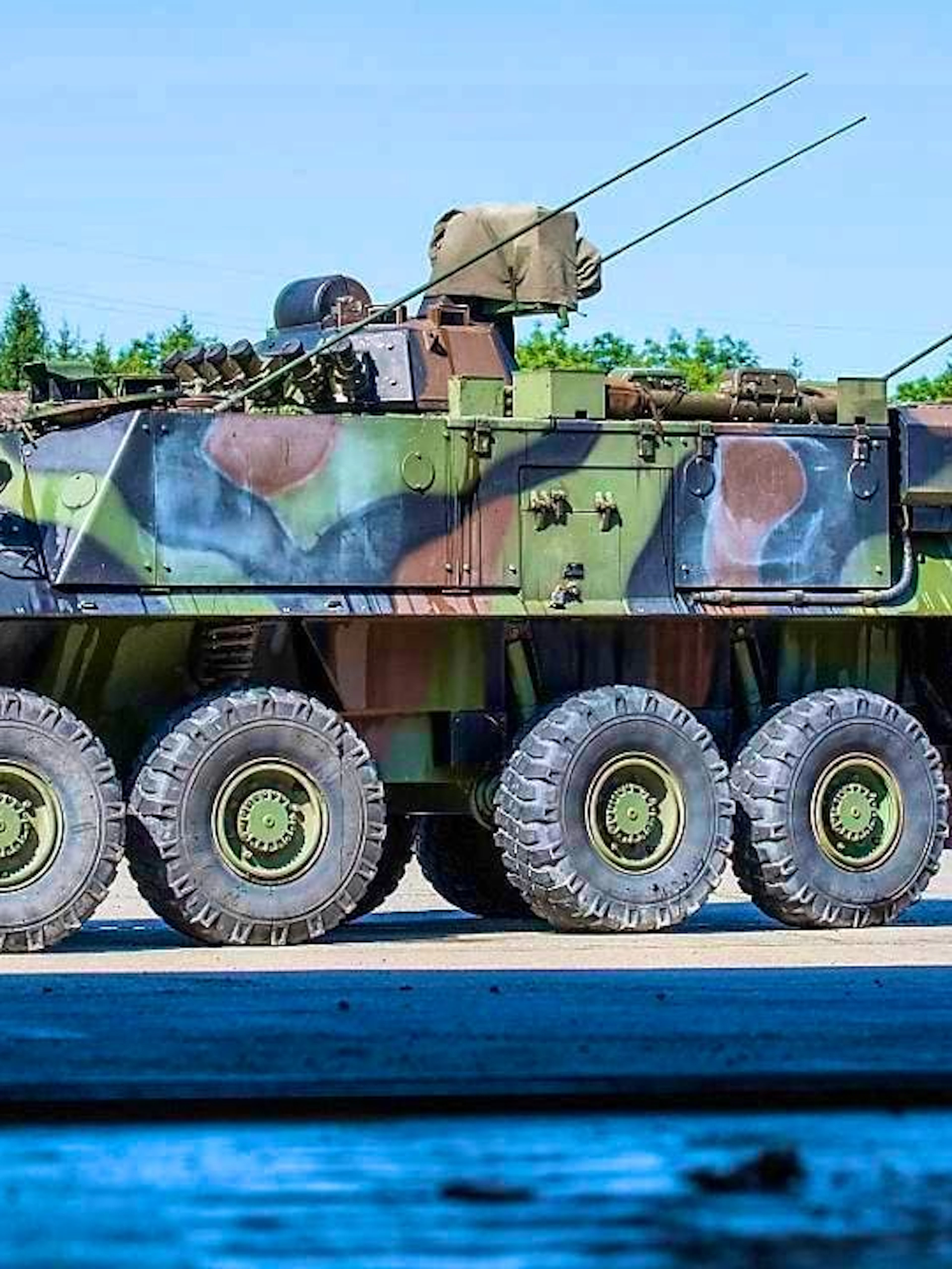 Soldat hospitalisé après un accident avec un «Piranha»