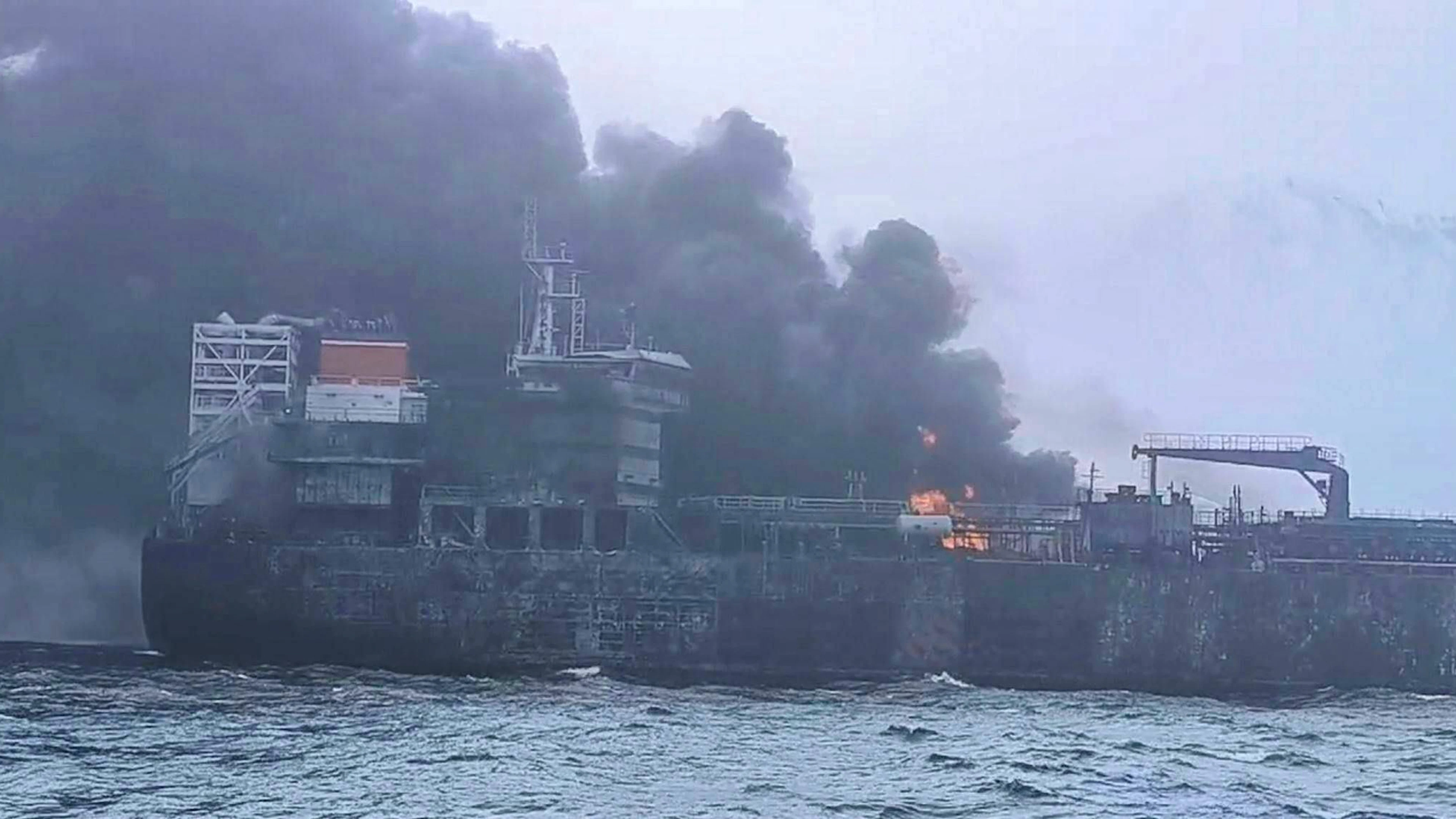 The cause of the collision is still unclear, as is the damage to the environment.