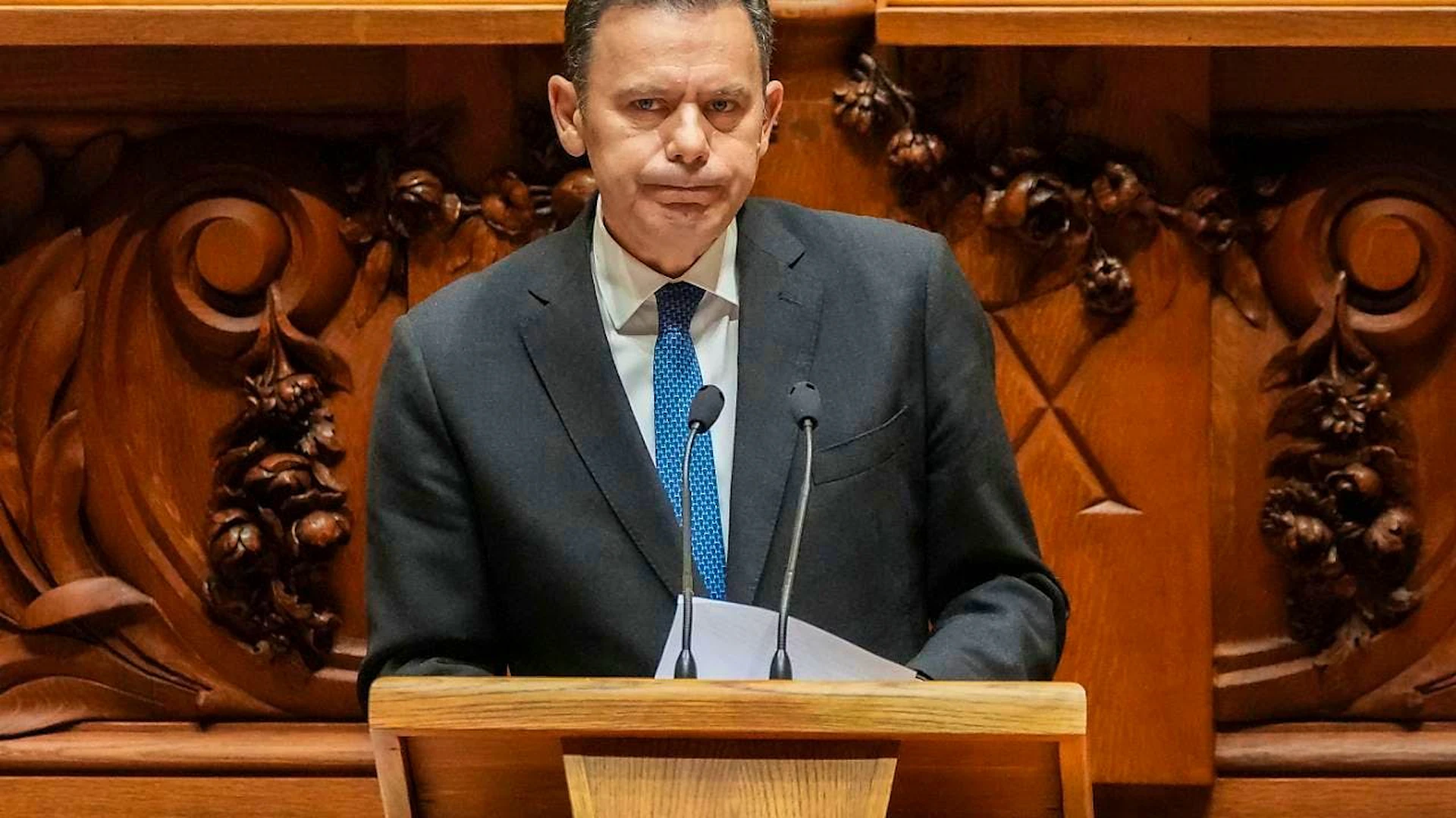 Der portugiesische Ministerpräsident Luis Montenegro. Foto: Armando Franca/AP/dpa