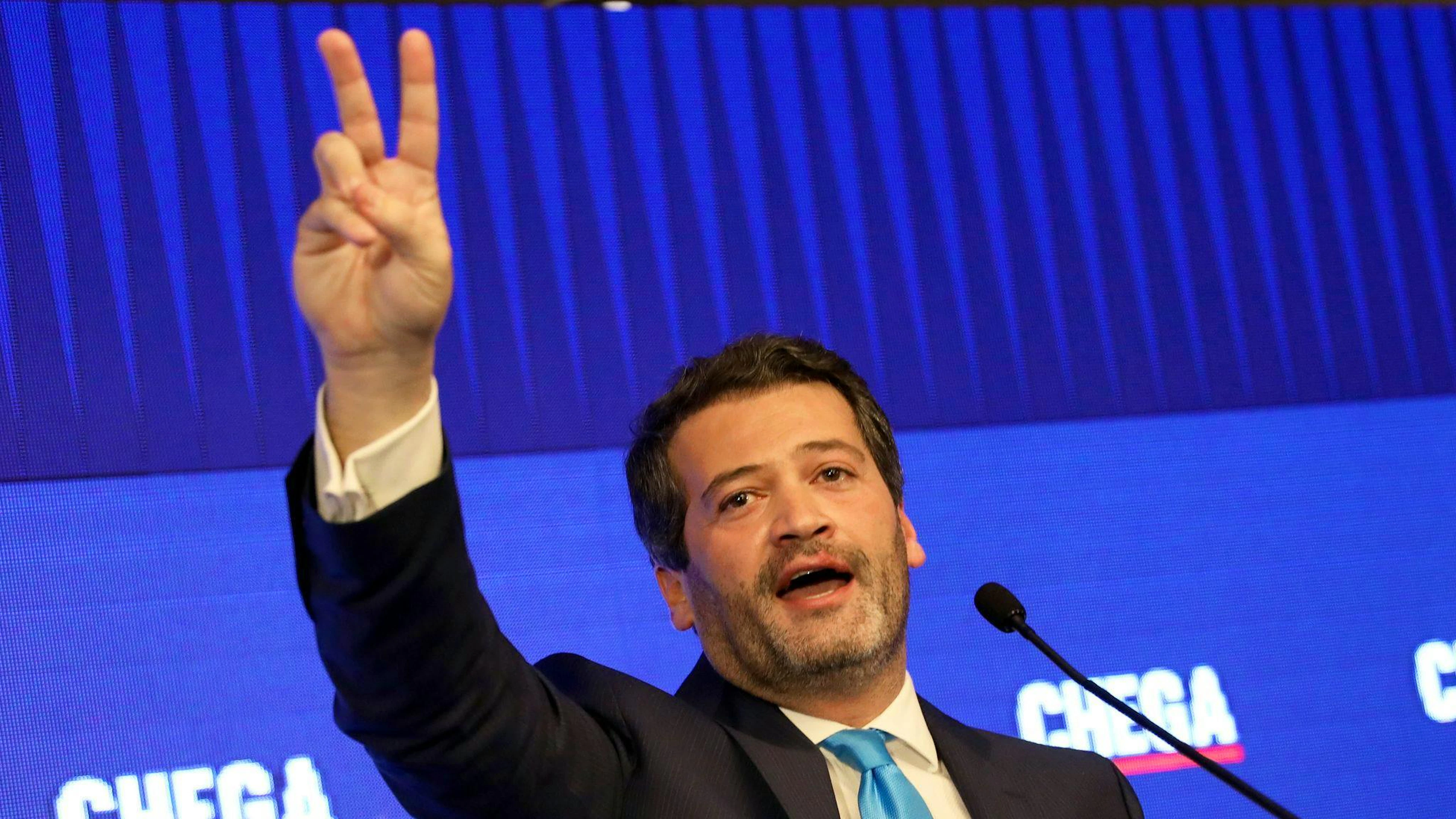 Profitiert er vom Chaos? Chega-Boss André Ventura. (Archivbild)