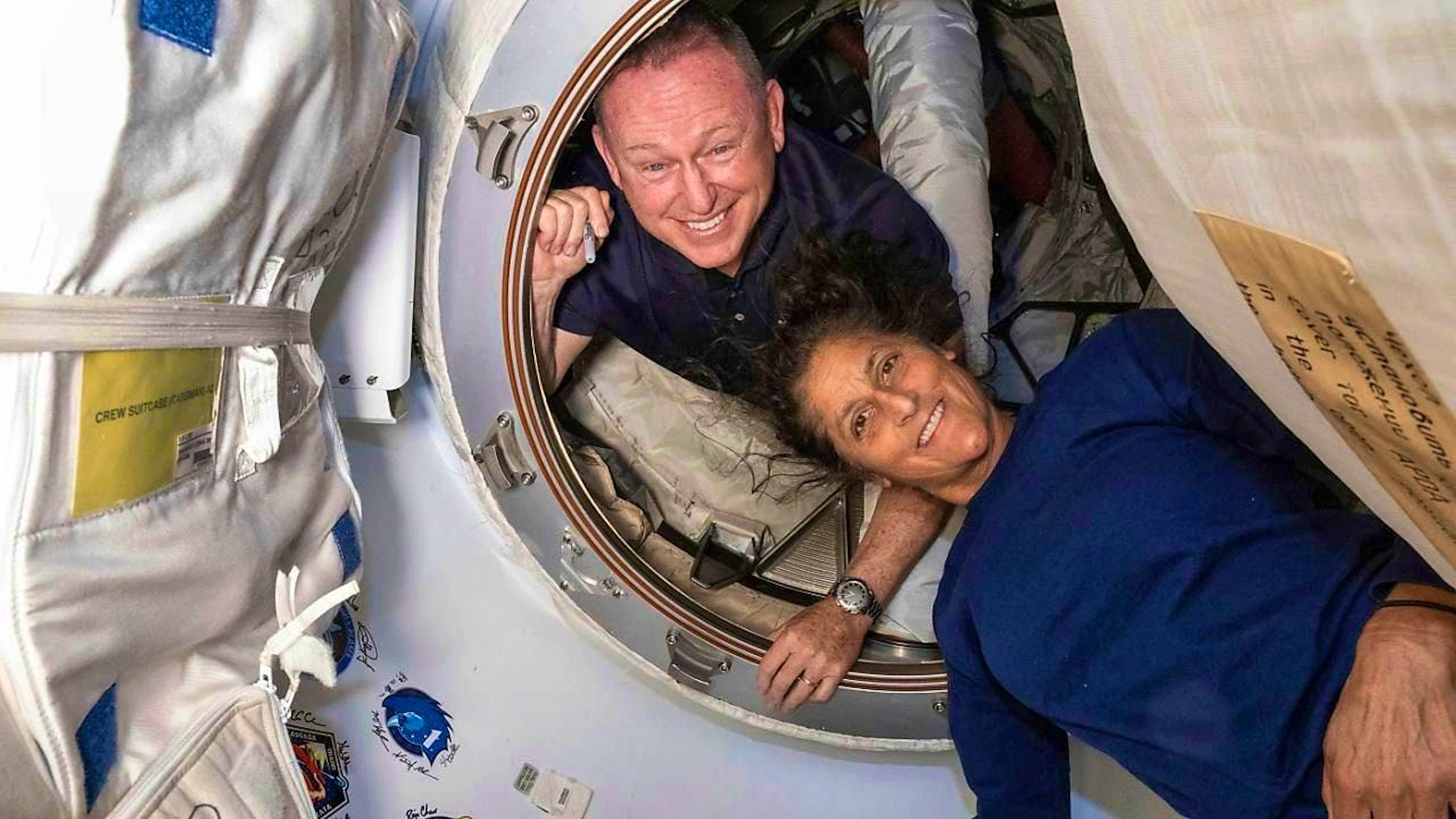 Suni Williams and Barry Wilmore have been stuck in space for more than nine months. (archive picture)