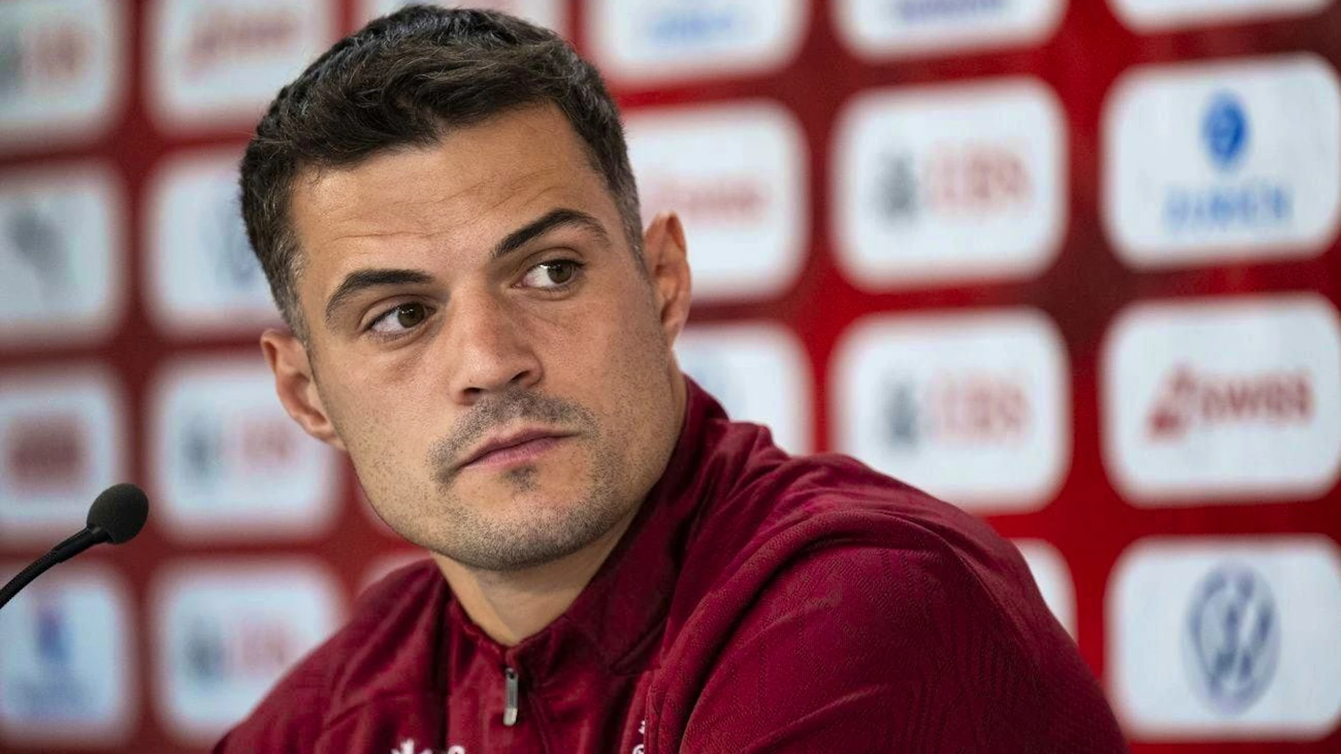 Granit Xhaka became a father for the third time on Monday.