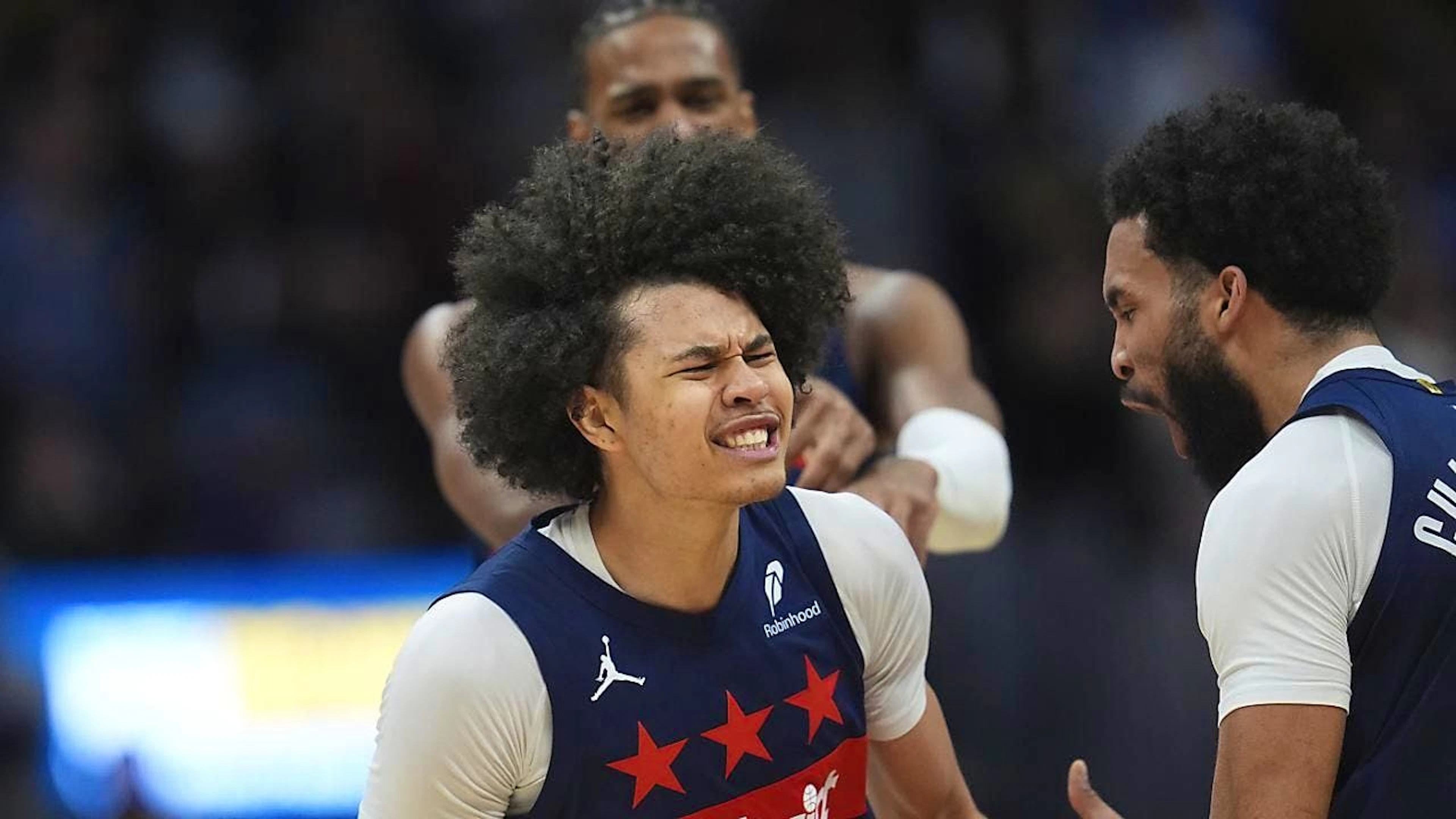 Kyshawn George musste mit den Wizards ein weiteres Mal als Verlierer vom Parkett
