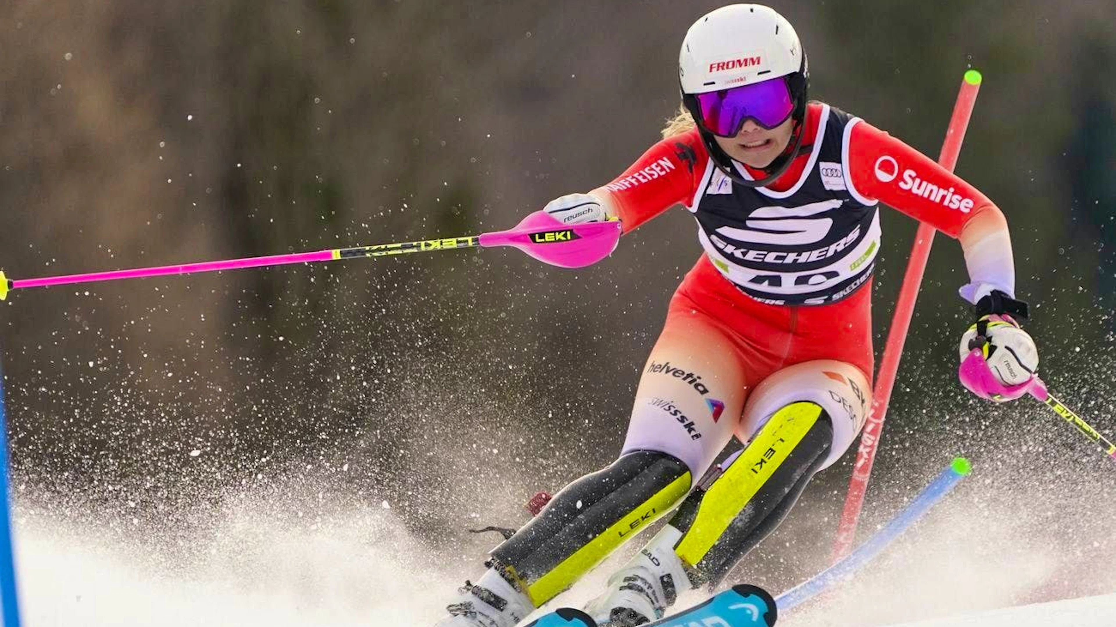 In Kranjska Gora, Janine Mächler finishes 21st in the World Cup - her best result to date.