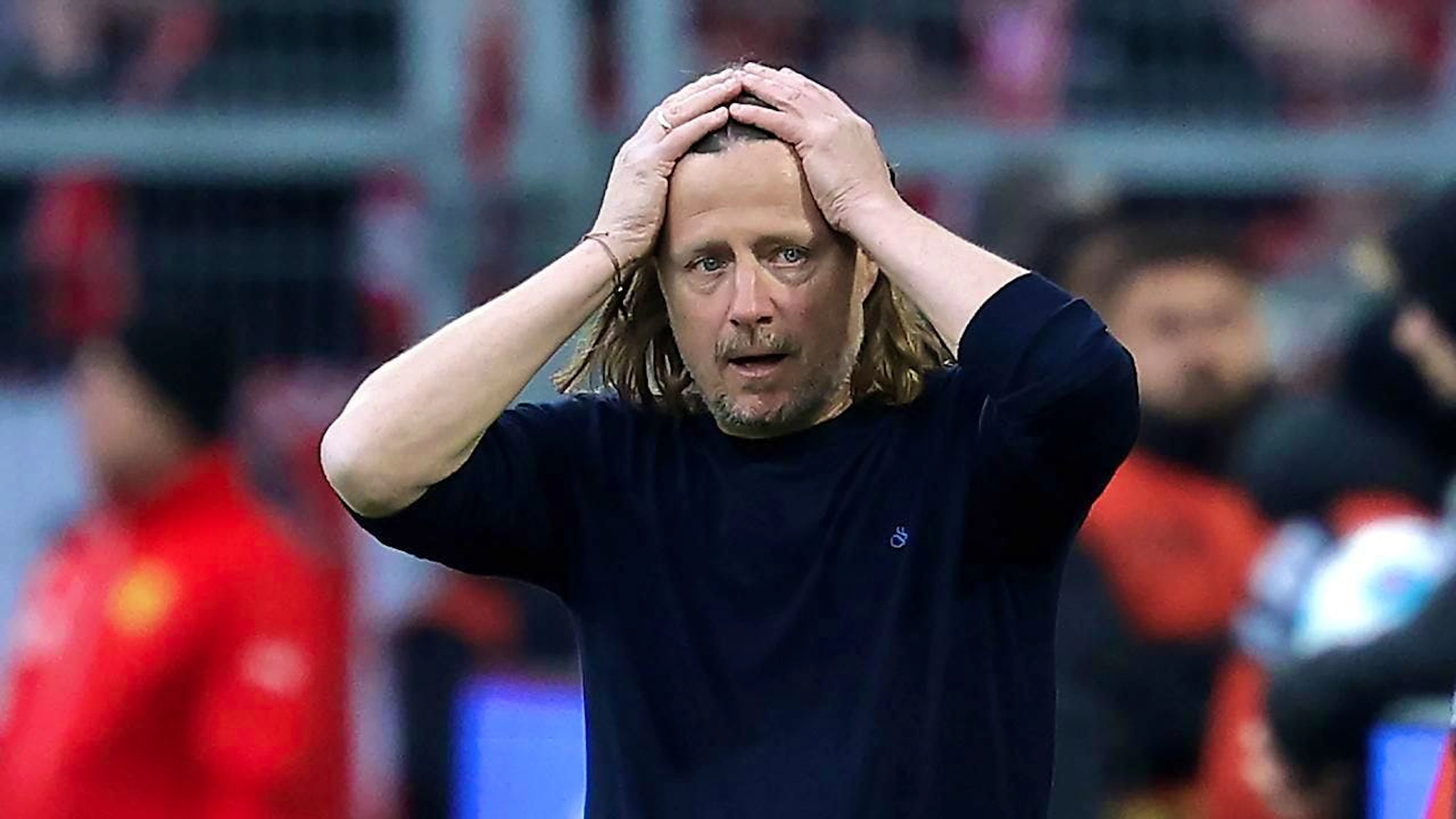 Der Mainzer Coach Bo Henriksen sah eine klare Niederlage seiner Mannschaft in Dortmund