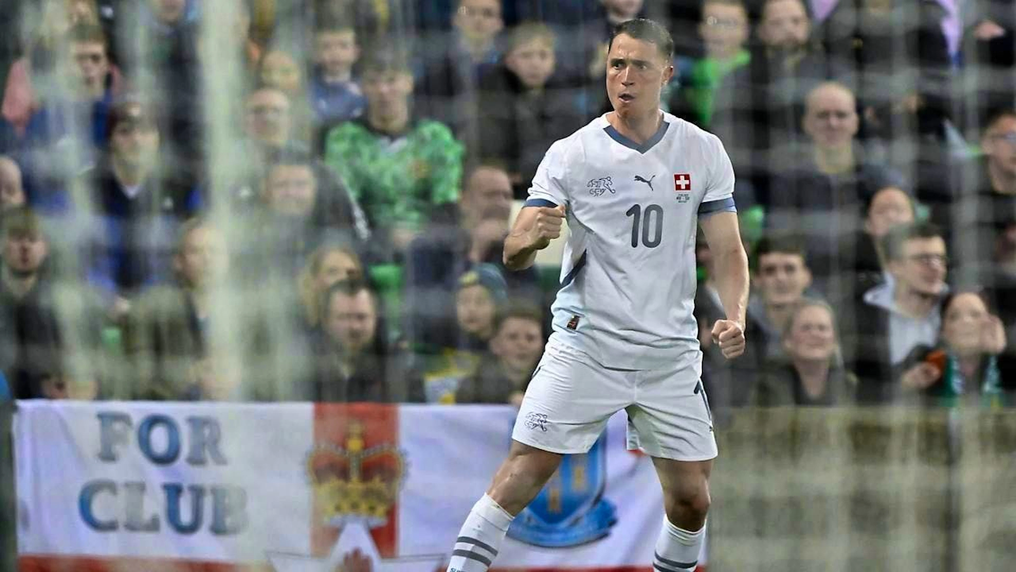 Vincent Sierro also scored for the Swiss national team against Northern Ireland last week