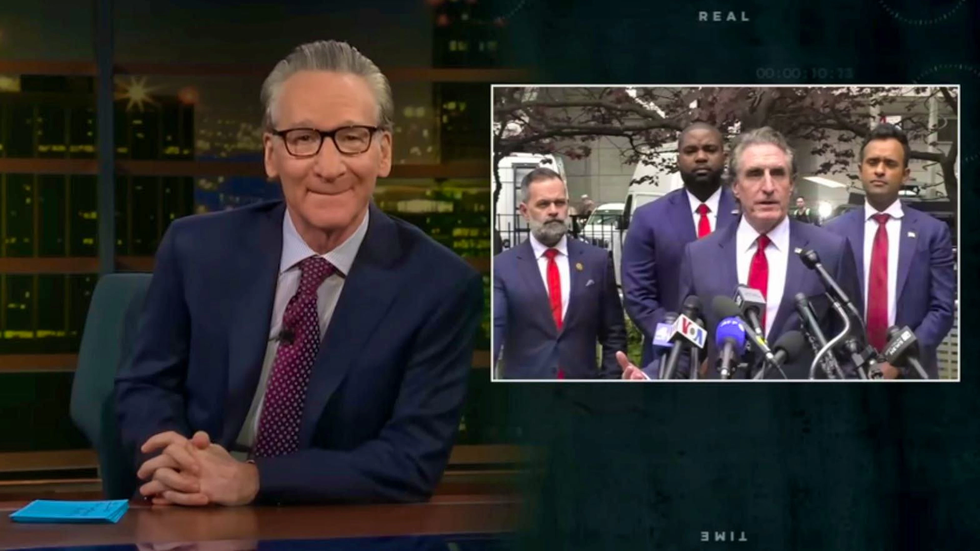 Republicans imitate Trump's look.