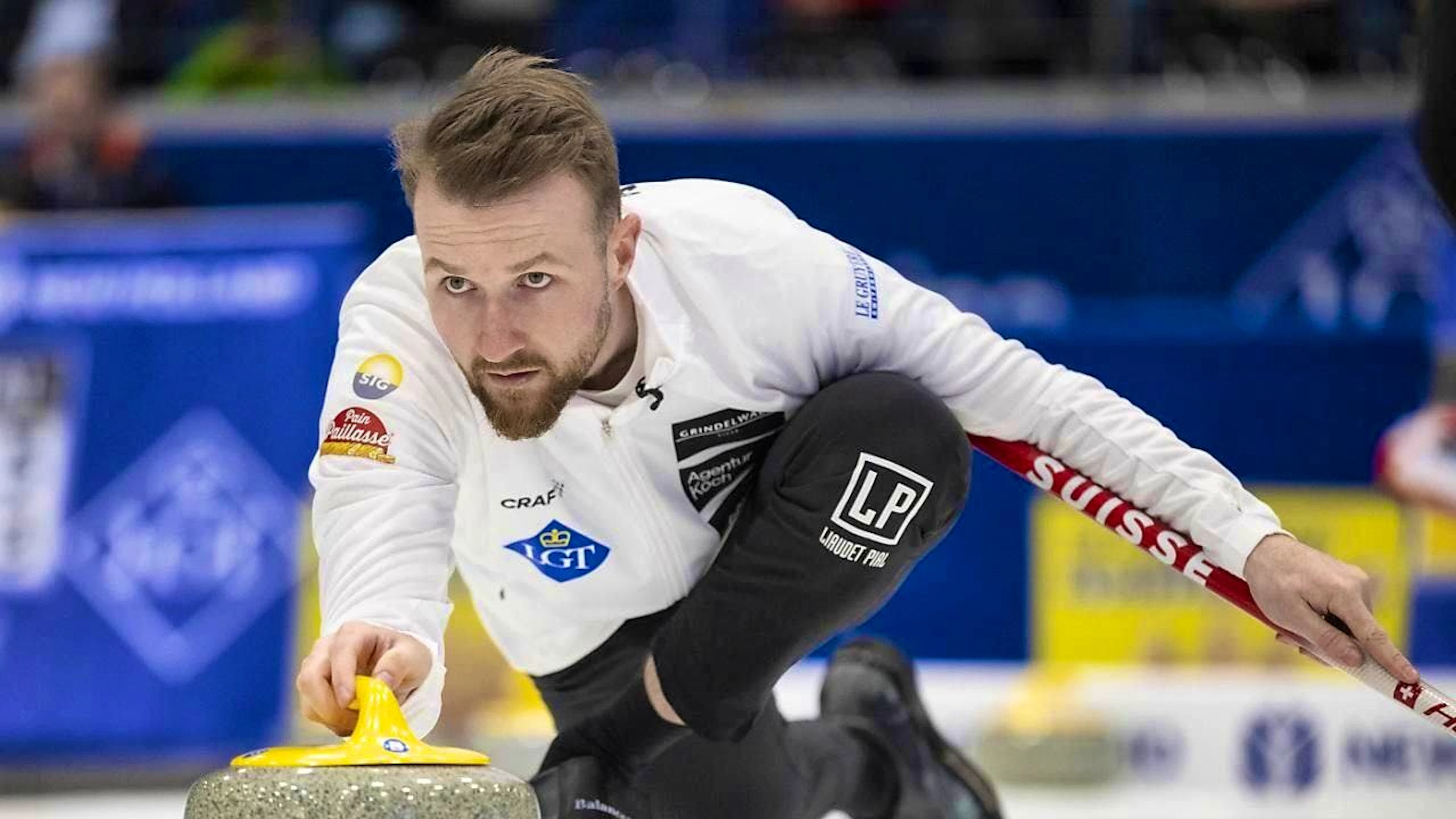 Skip Yannick Schwaller and his team are beaten by the USA