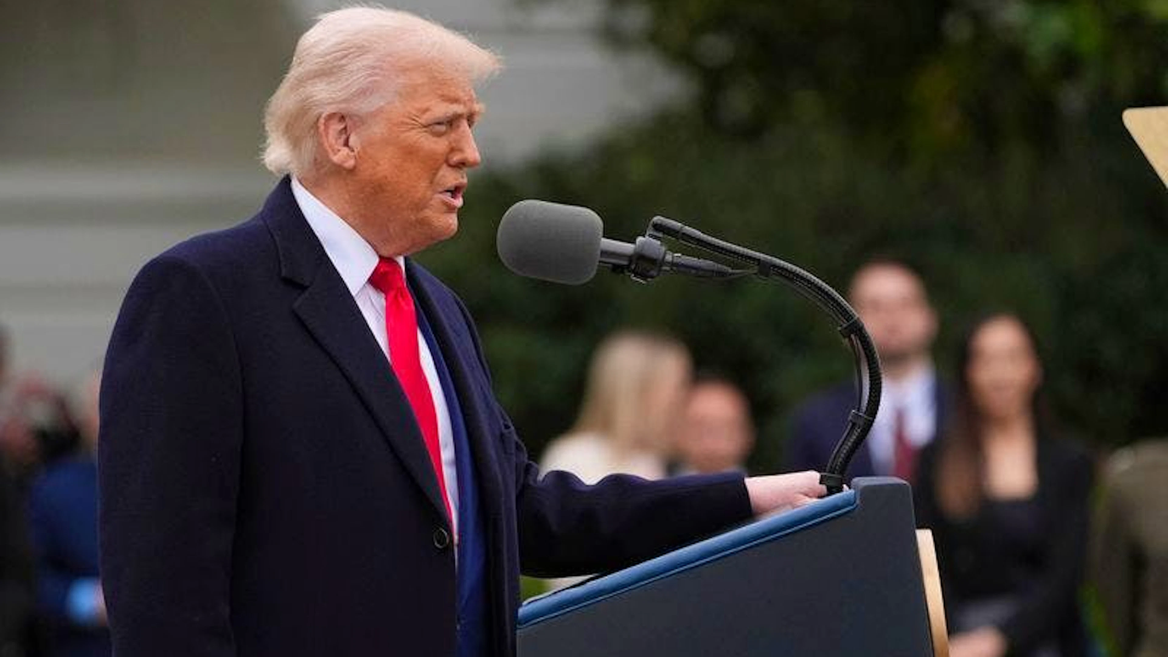 US-Präsident Donald Trump bekommt wegen seiner Zoll-Politik zunehmend Gegenwind zu spüren.
