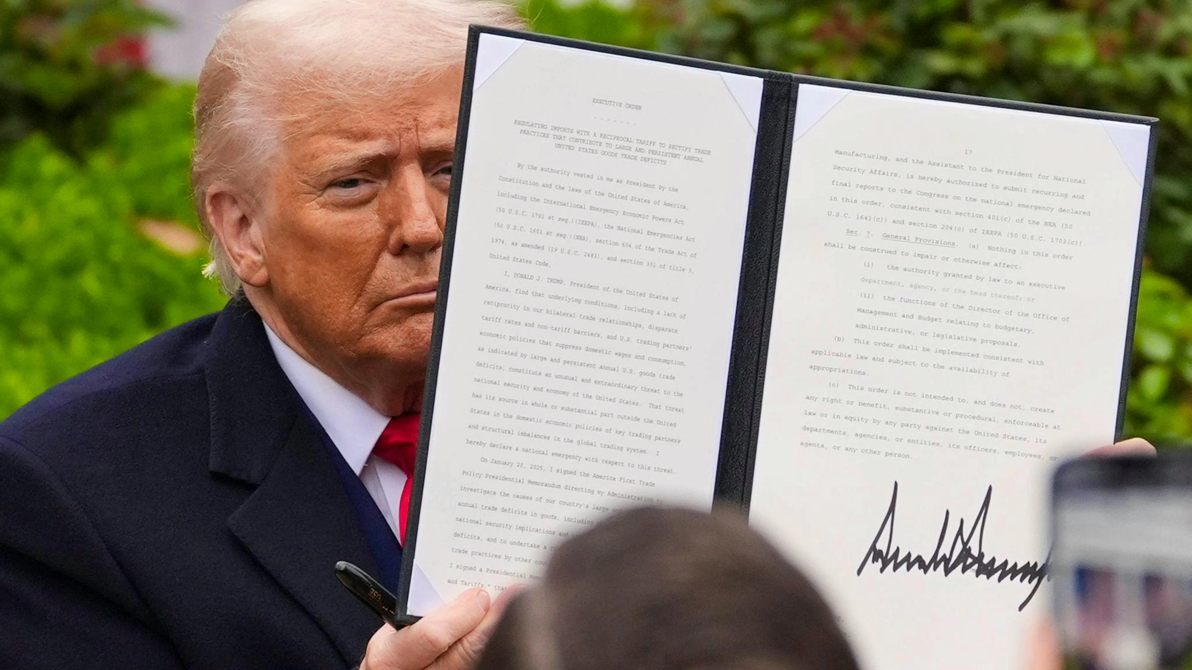 Das oberste Gericht in den USA entscheidet über die Rechtmässigkeit der Zölle von US-Präsident Donald Trump.