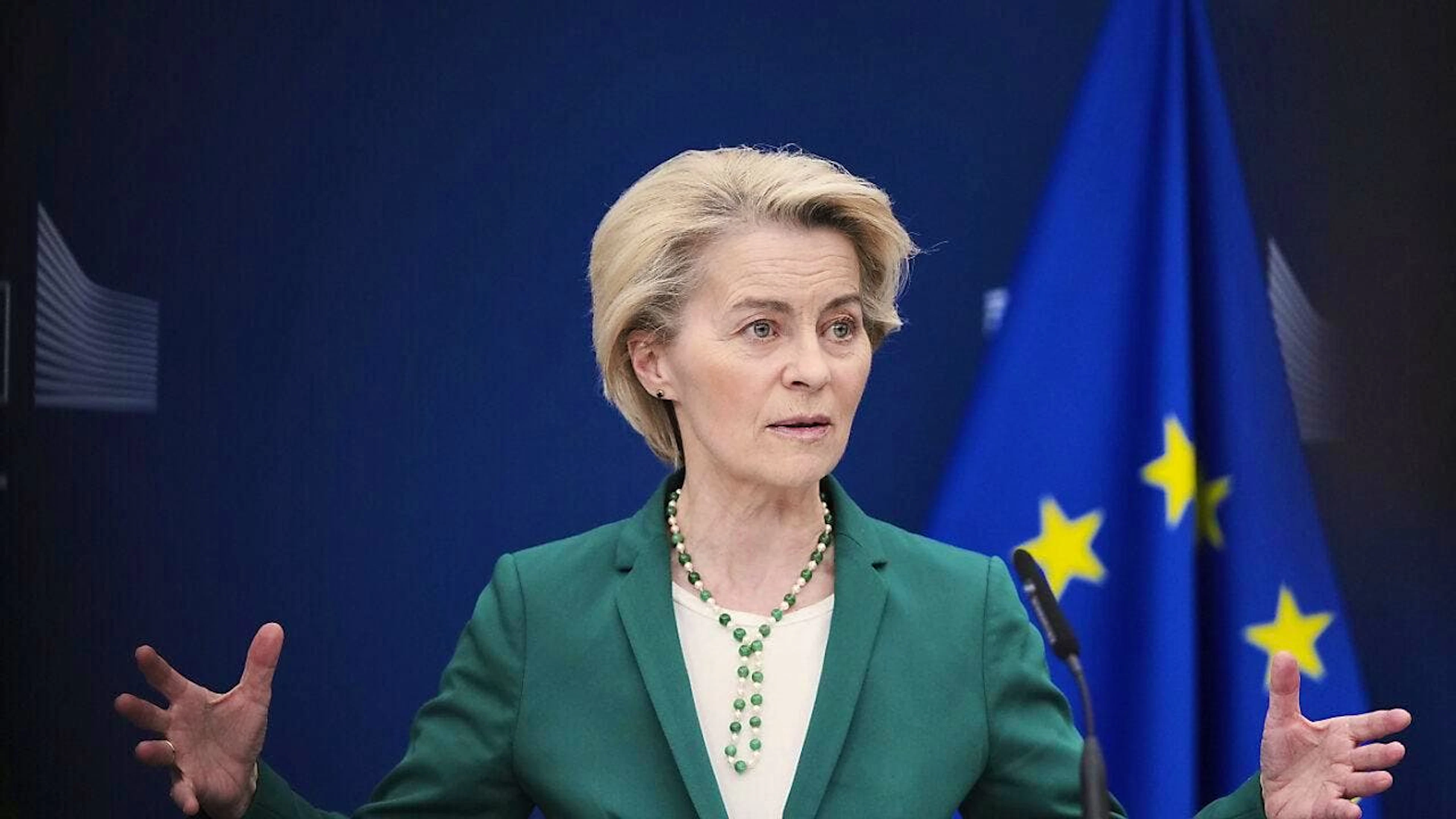 Ursula von der Leyen in un'immagine d'archivio.