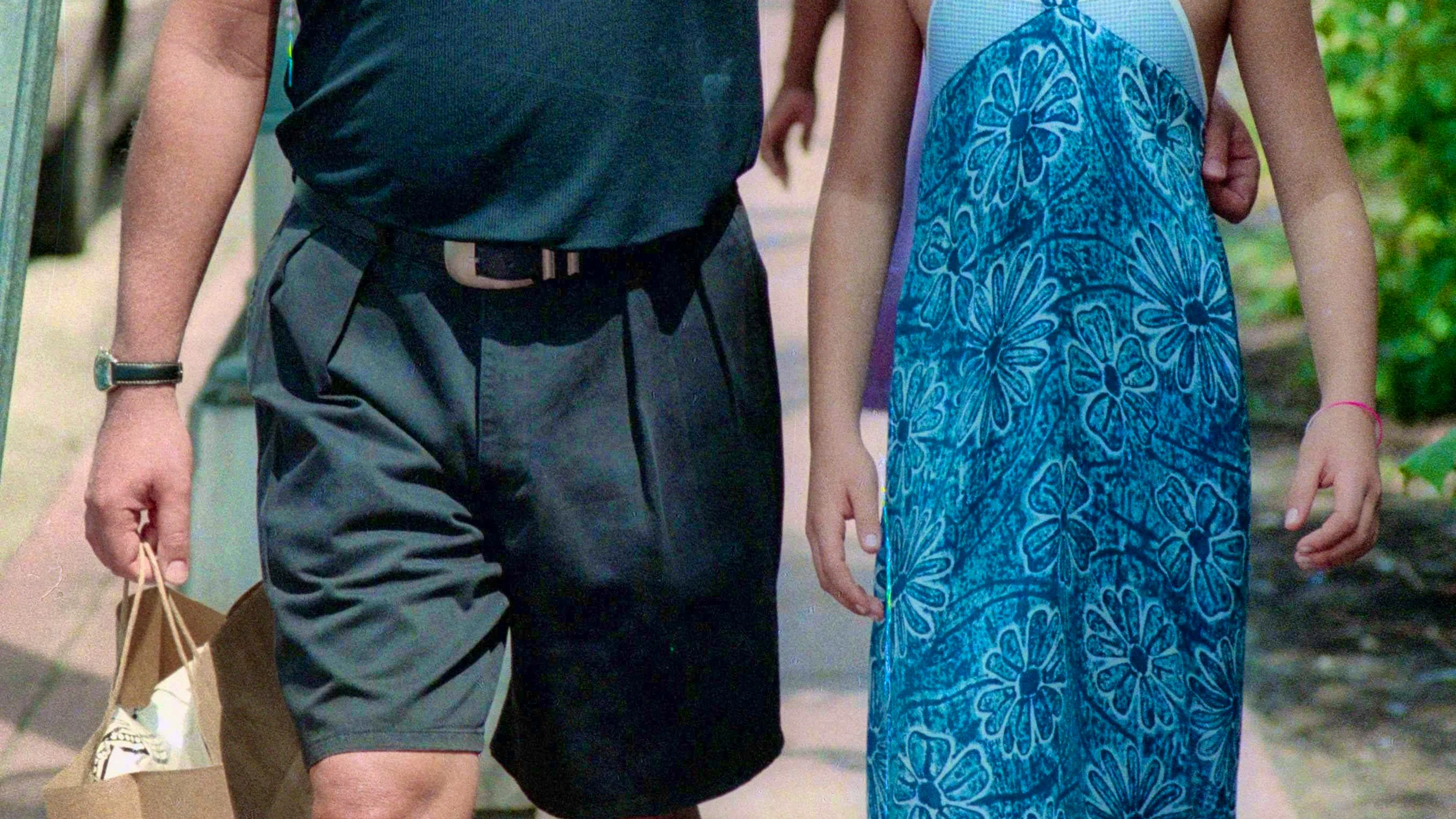 Gianni Versace with niece Allegra Versace in 1997, the same year the fashion tsar was murdered. Allegra was 11 years old at the time.
