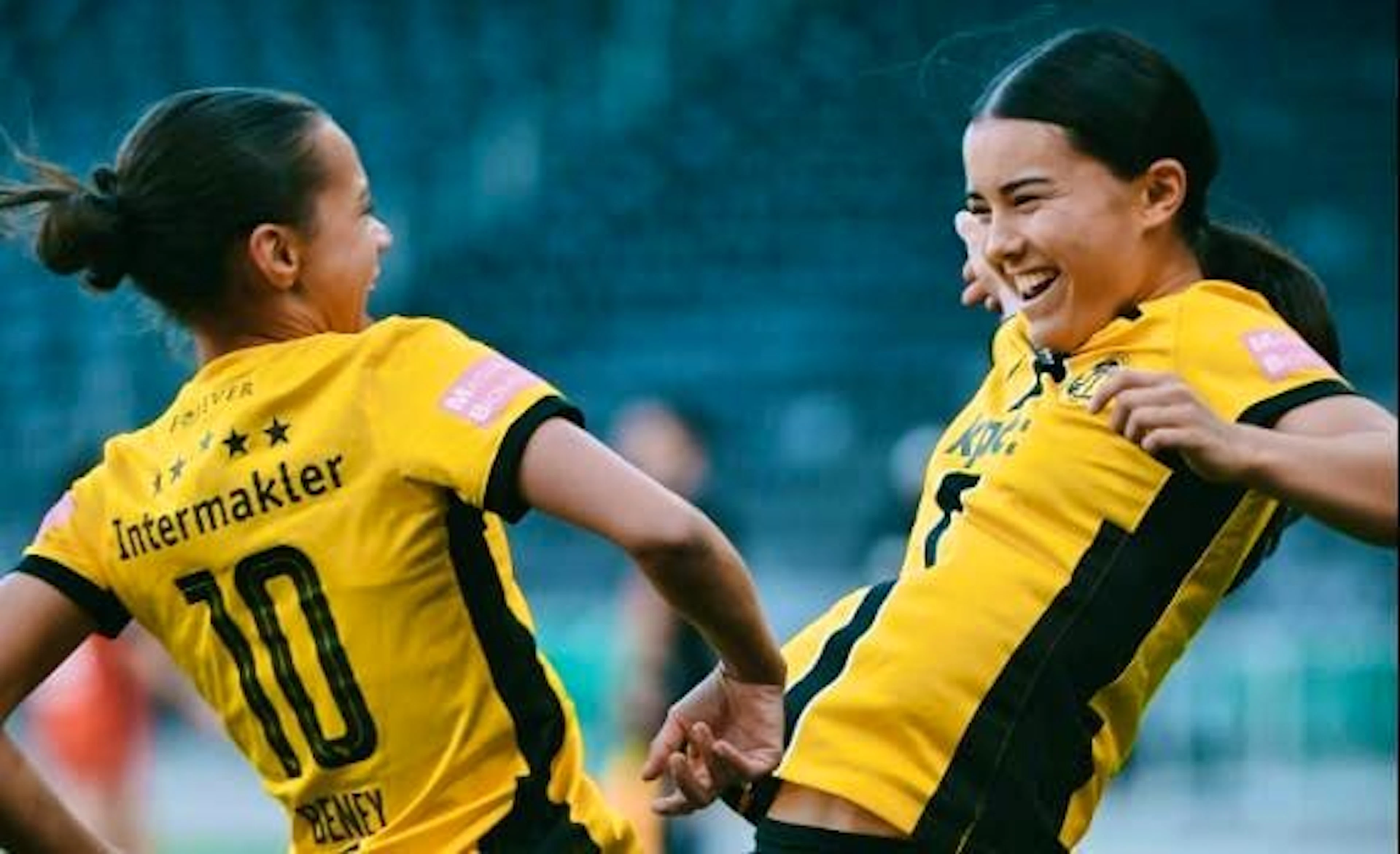 Iman Beney and Naomi Luyet left YB in the summer.
