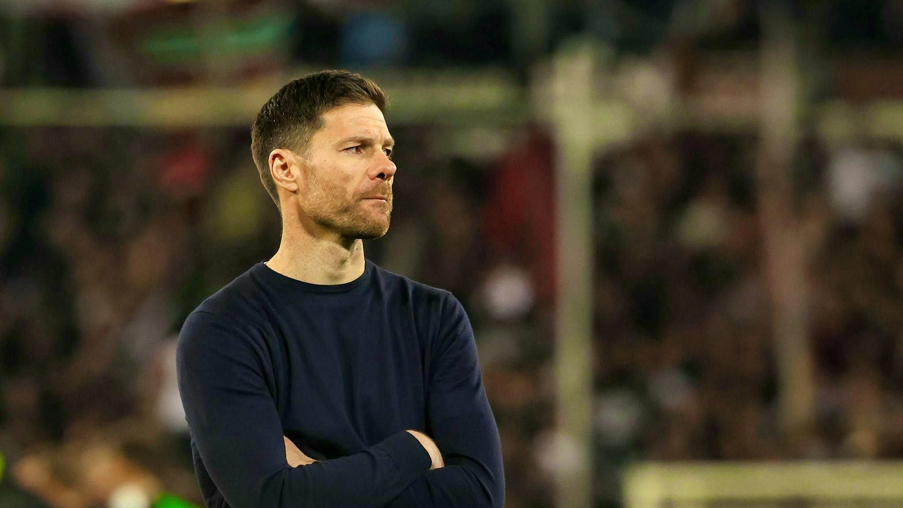 No more title illusions: Bayer coach Xabi Alonso. 