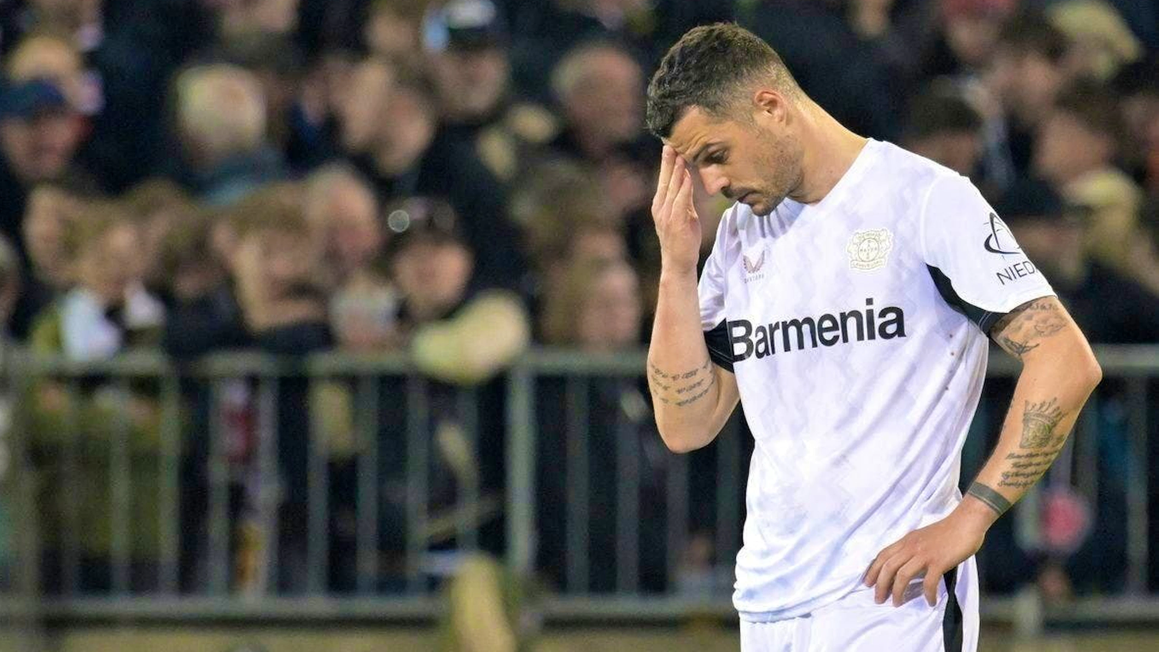 Granit Xhaka and Leverkusen will probably remain without a title this season.