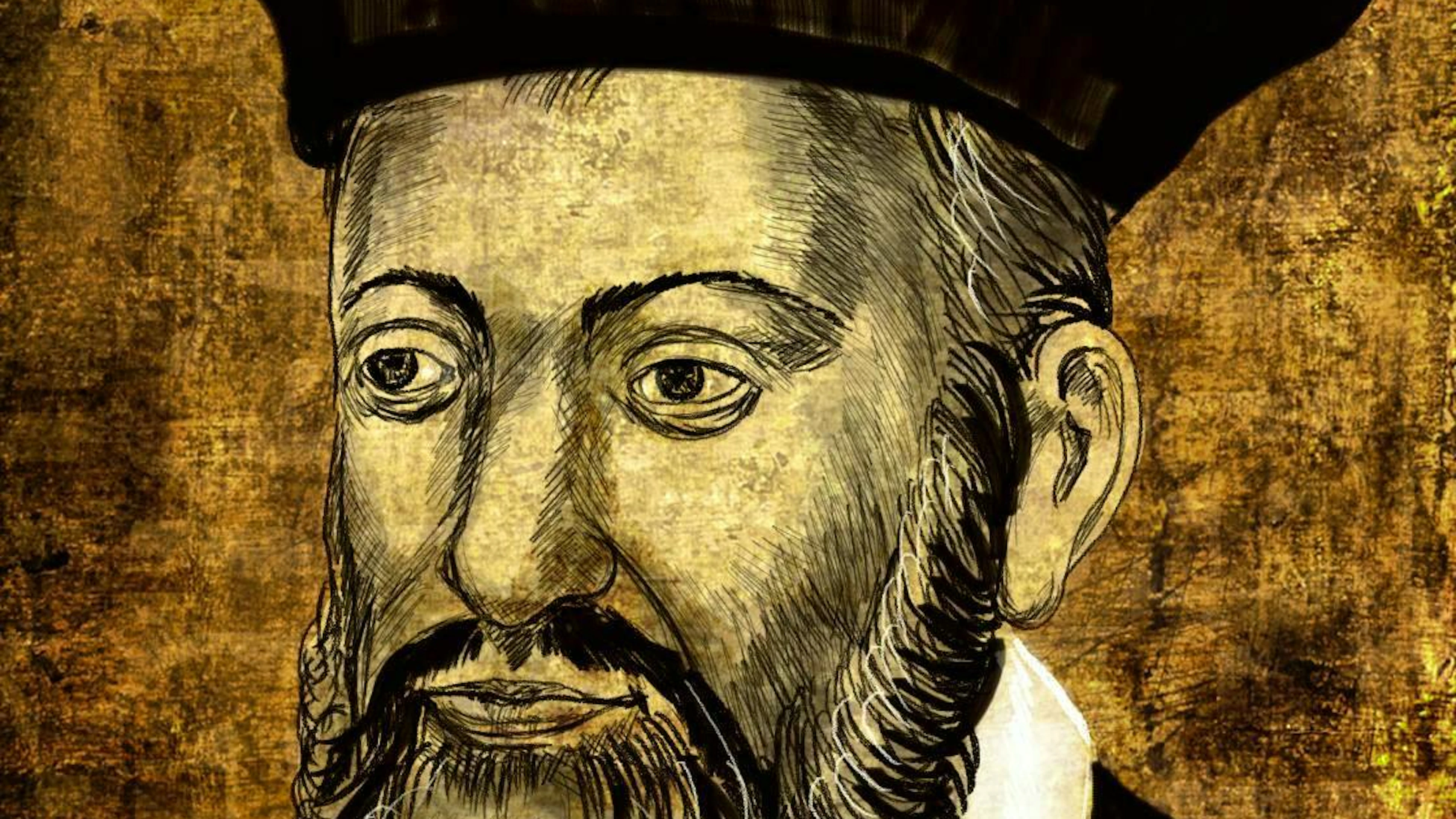 Una rappresentazione di Nostradamus.