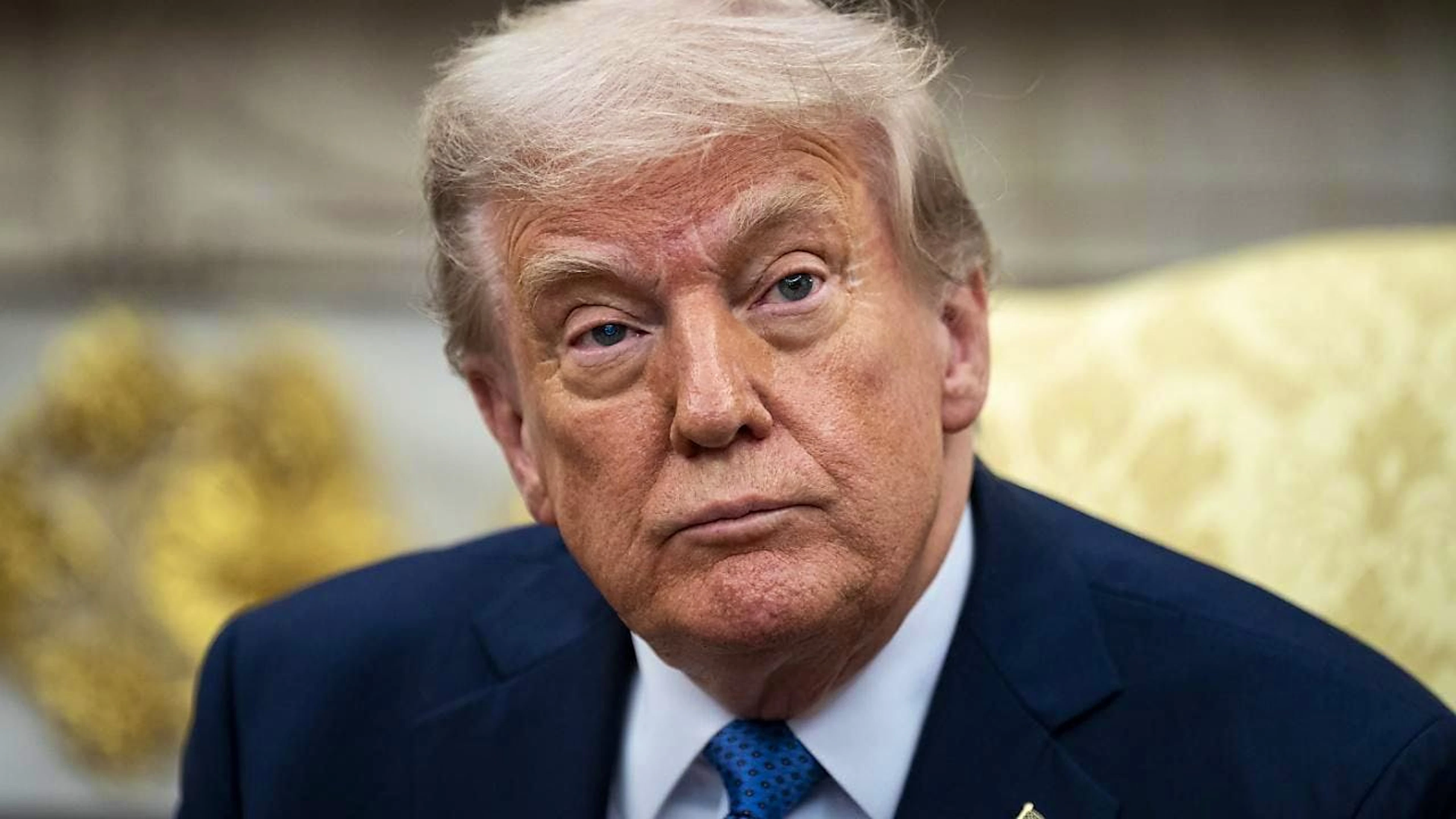 Donald Trump in un'immagine d'archivio.
