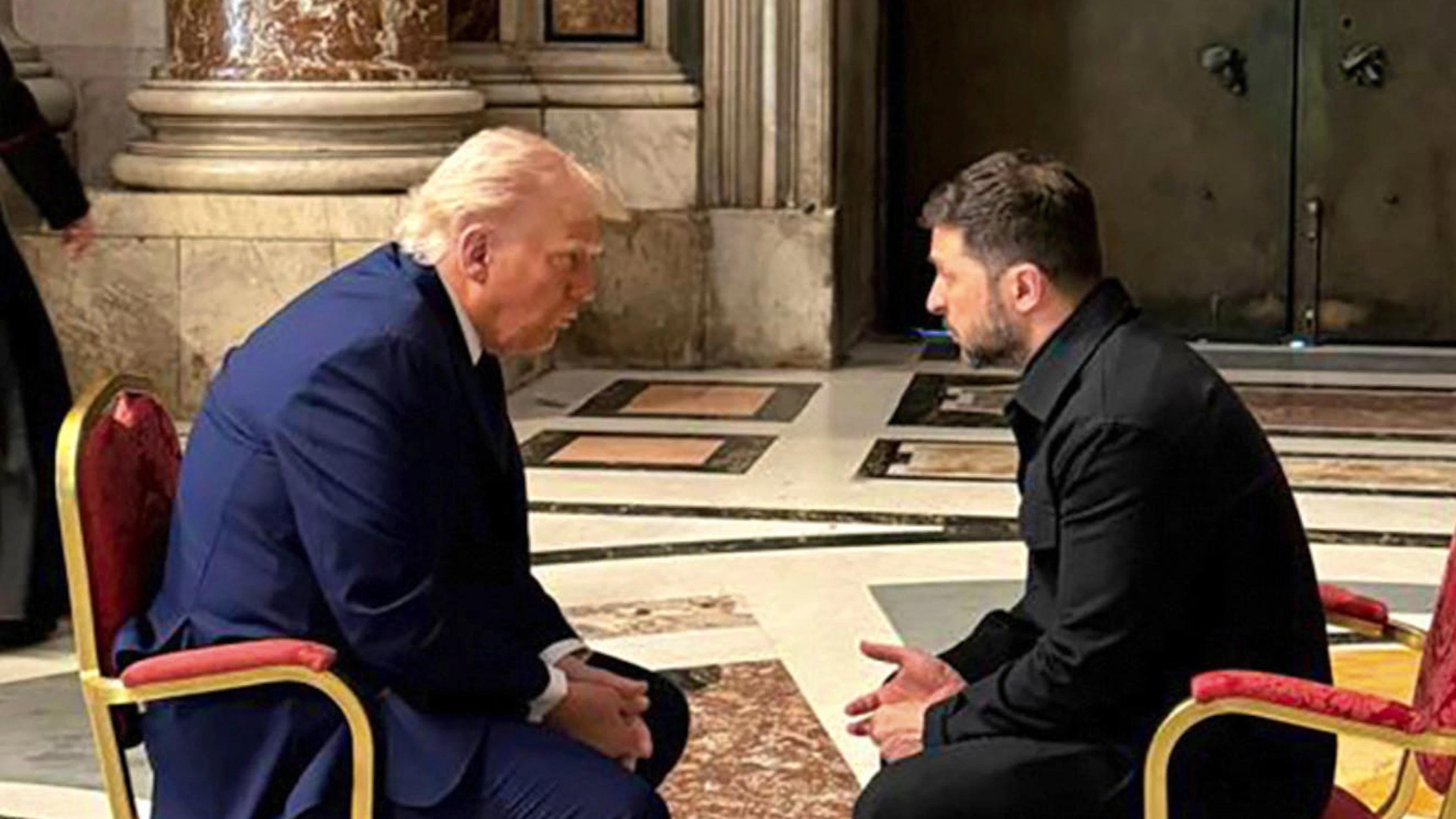 La publication de Trump sur Truth Social intervient après que Donald Trump a rencontré le président ukrainien Volodymyr Zelensky à Rome