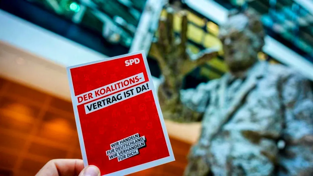 SPD members approve coalition agreement
