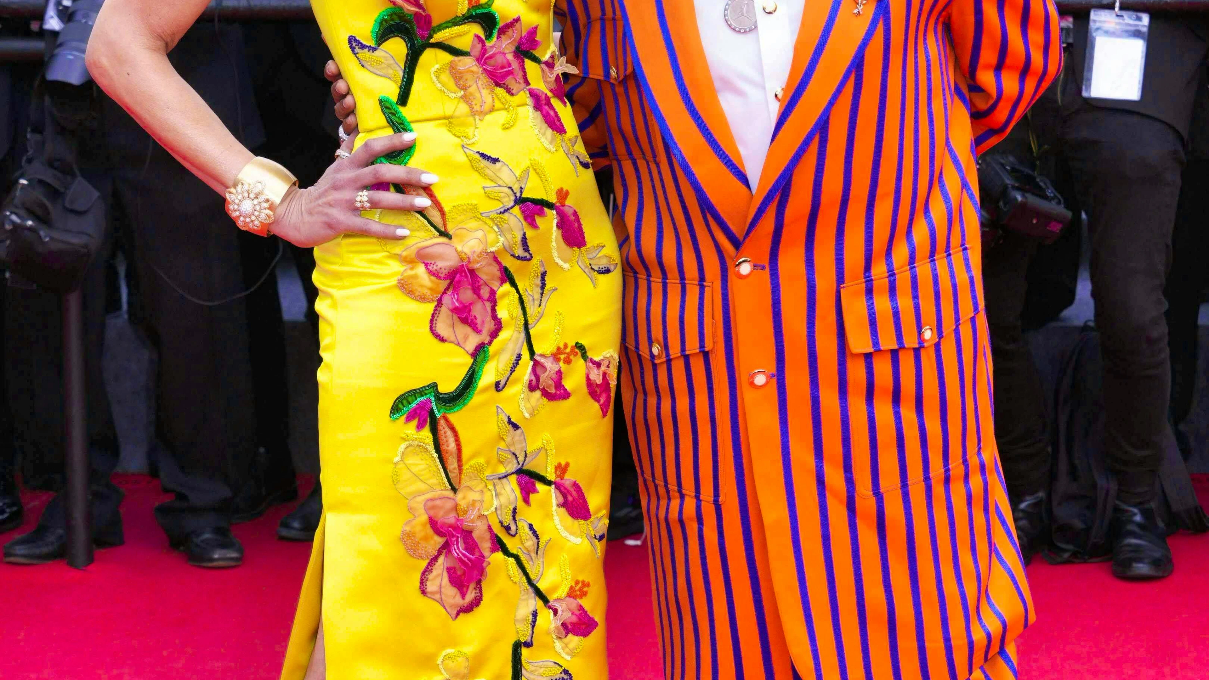 Tonya Lewis Lee and Spike Lee seem to have been inspired by a canary.