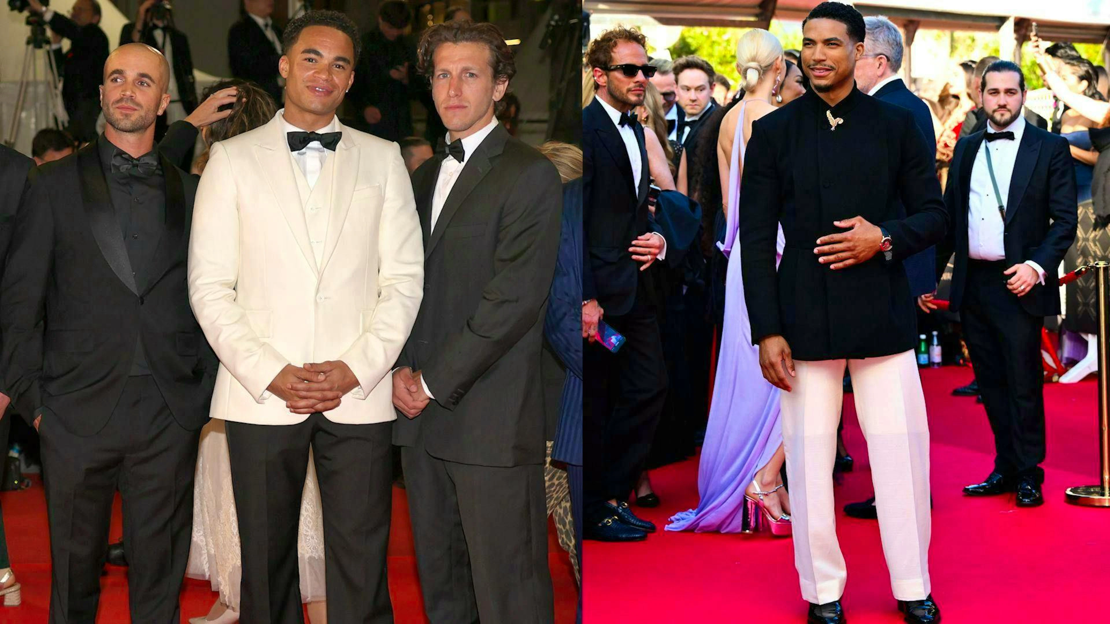 Greg Tarzan Davis (right) and Theo Christine (left) must have done a pants swap.