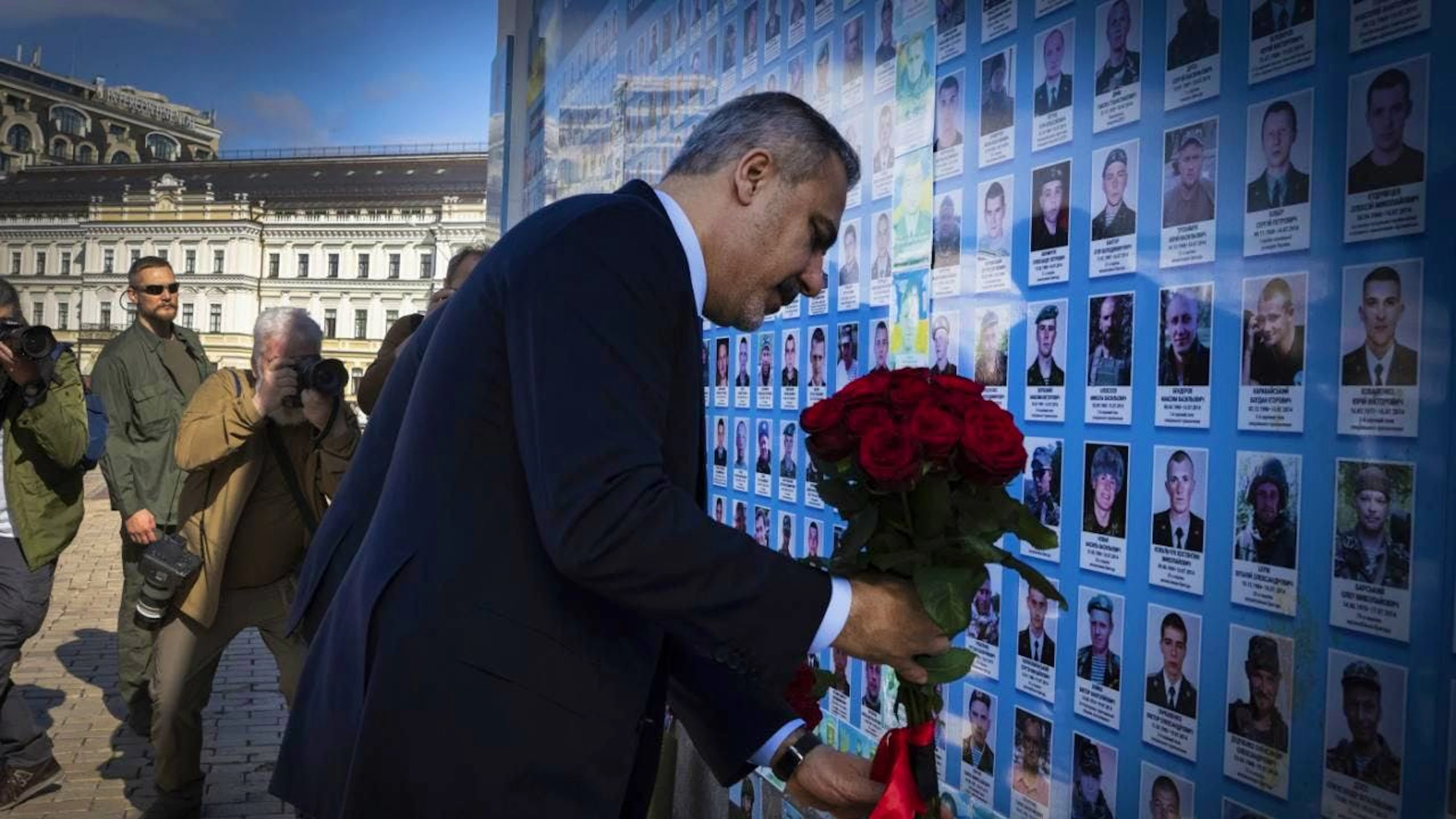 Fidan è attualmente in visita in Ucraina.