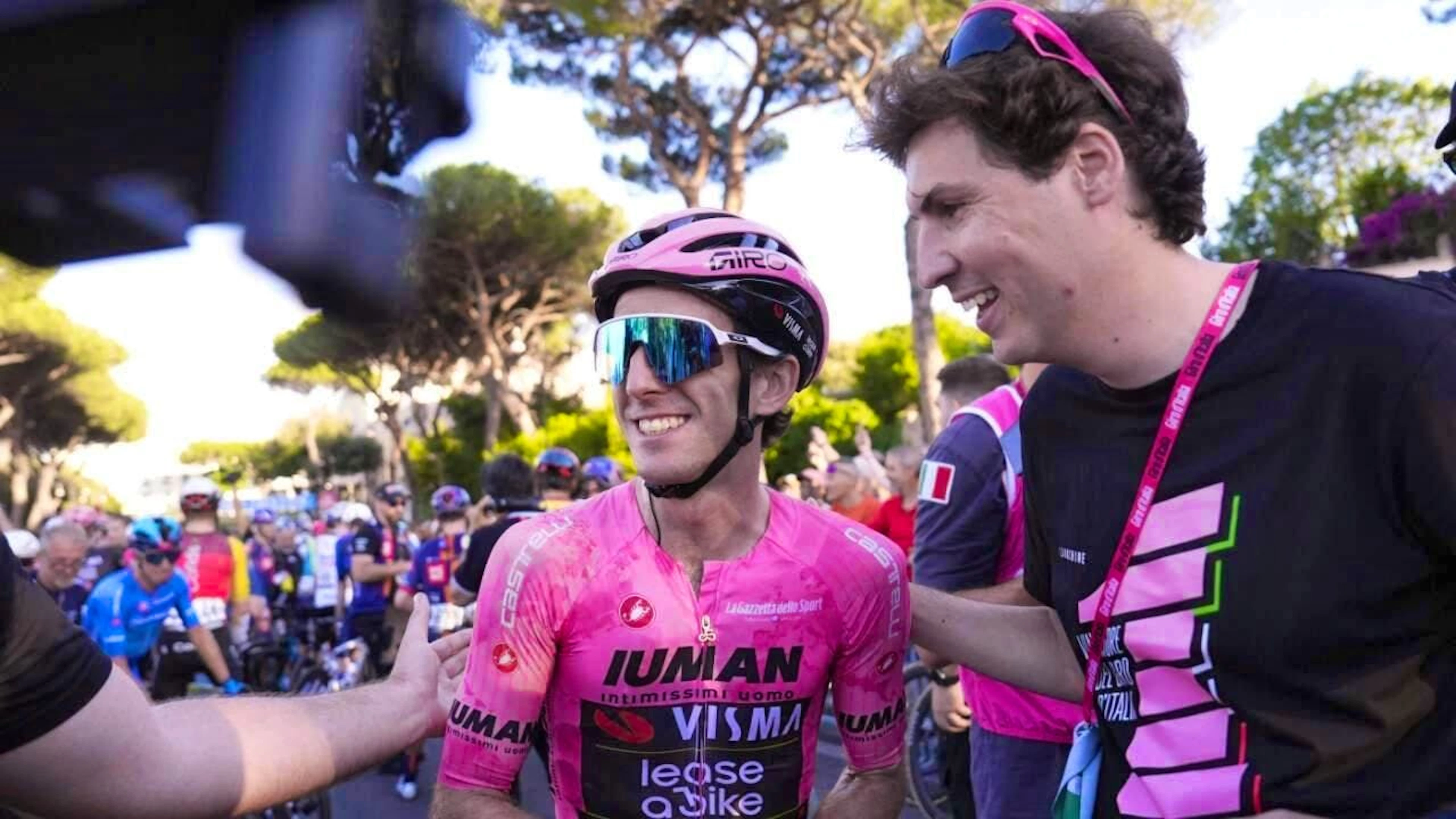 After the tears of joy on Saturday, Simon Yates has found his laughter again before the final stage on Sunday