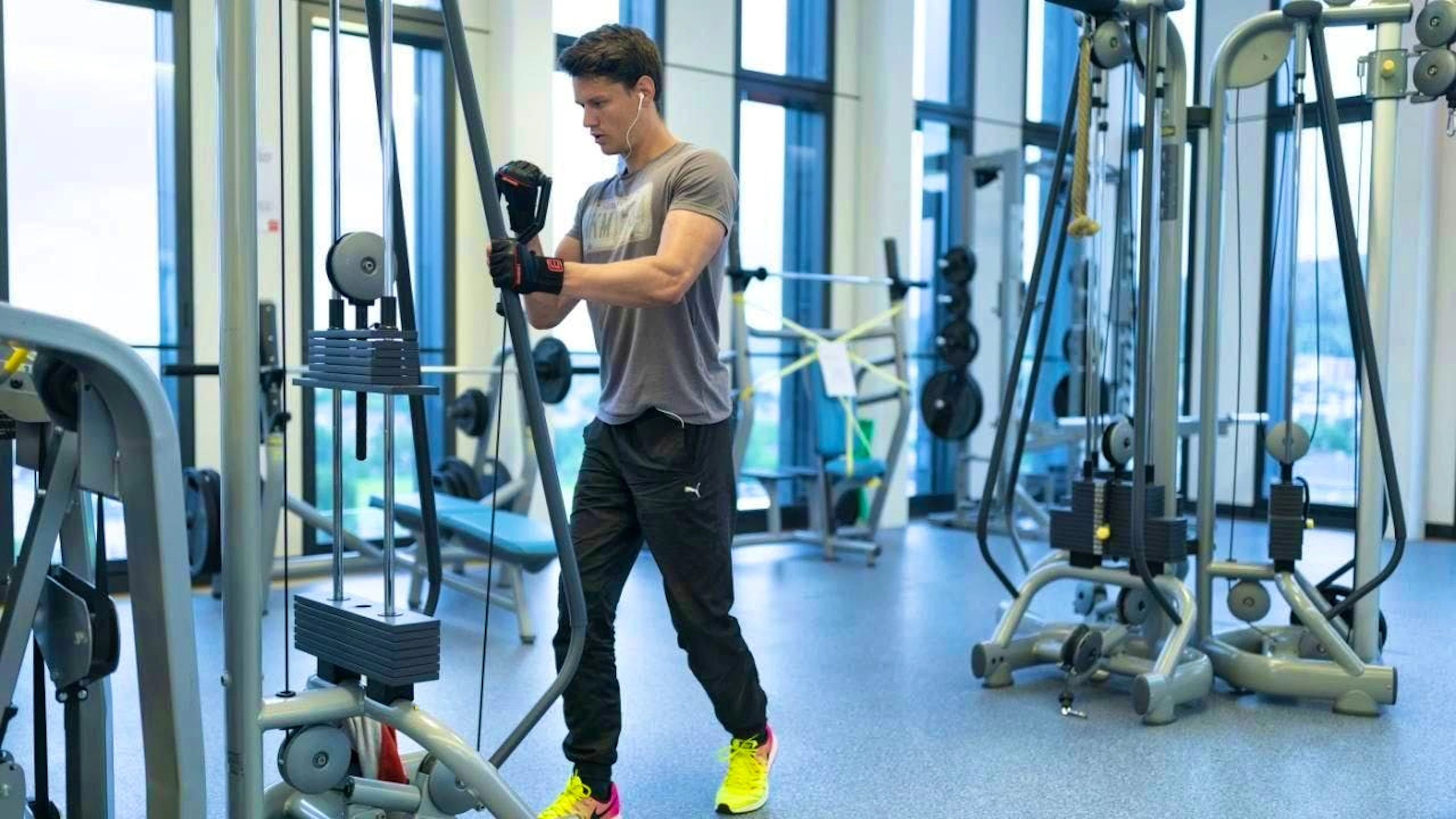 The fitness industry is growing in Switzerland. The number of fitness centers climbed to a record high last year.(symbolic image)