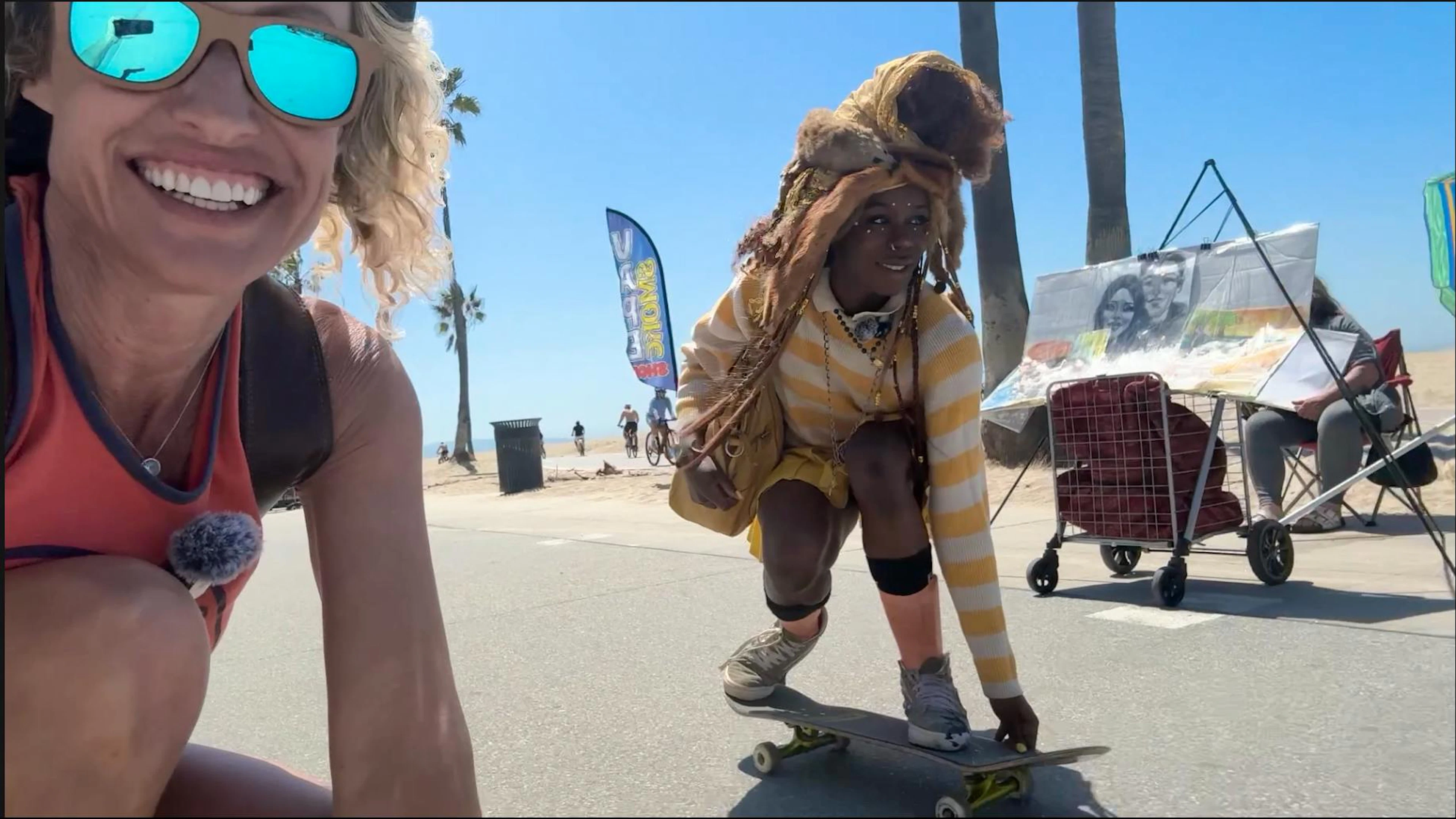 Das ist wohl die coolste Skaterin von Los Angeles
