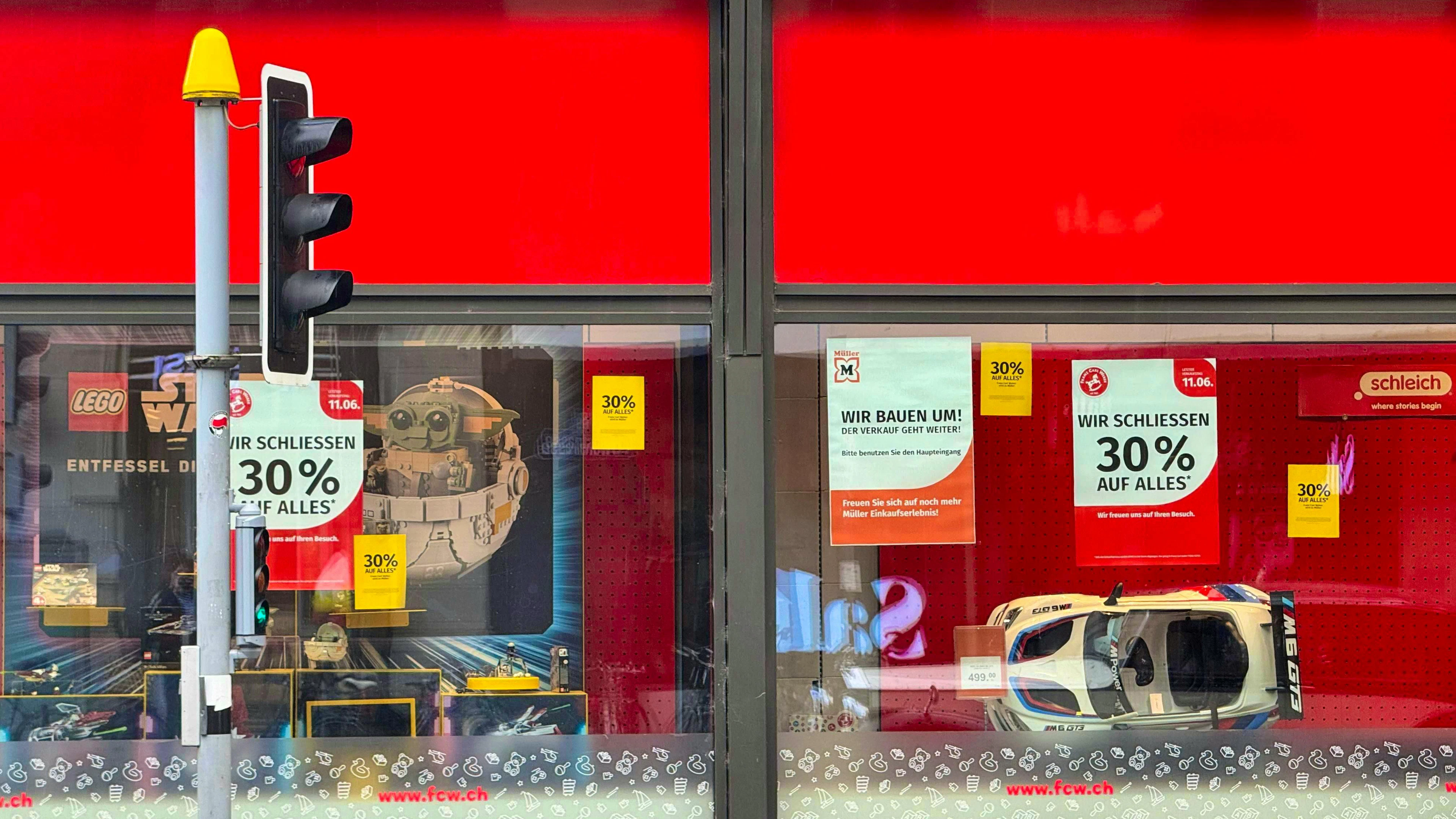 Franz Carl Weber on Bahnhofplatz in Zurich has one last day of sales on June 11.