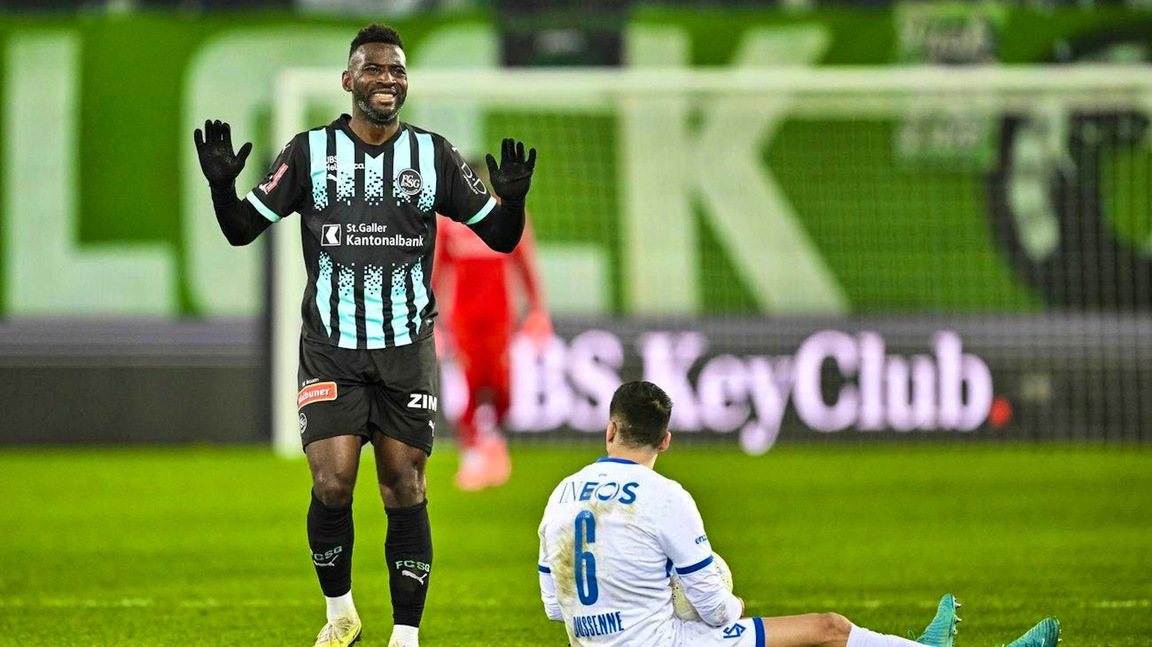 Could not fulfill the expectations at FC St.Gallen: Jean-Pierre Nsame.