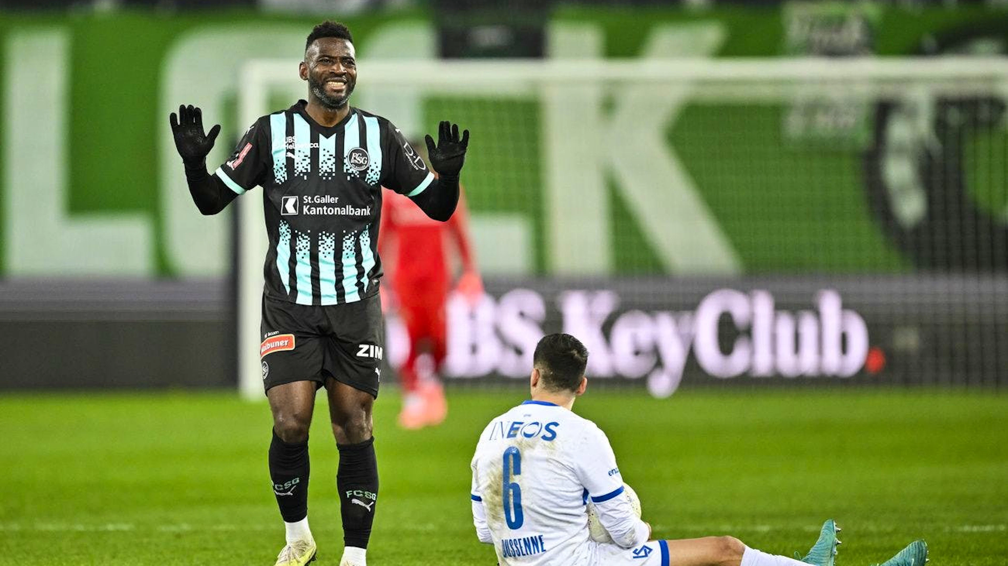 Konnte beim FC St.Gallen die Erwartungen nicht erfüllen: Jean-Pierre Nsame.