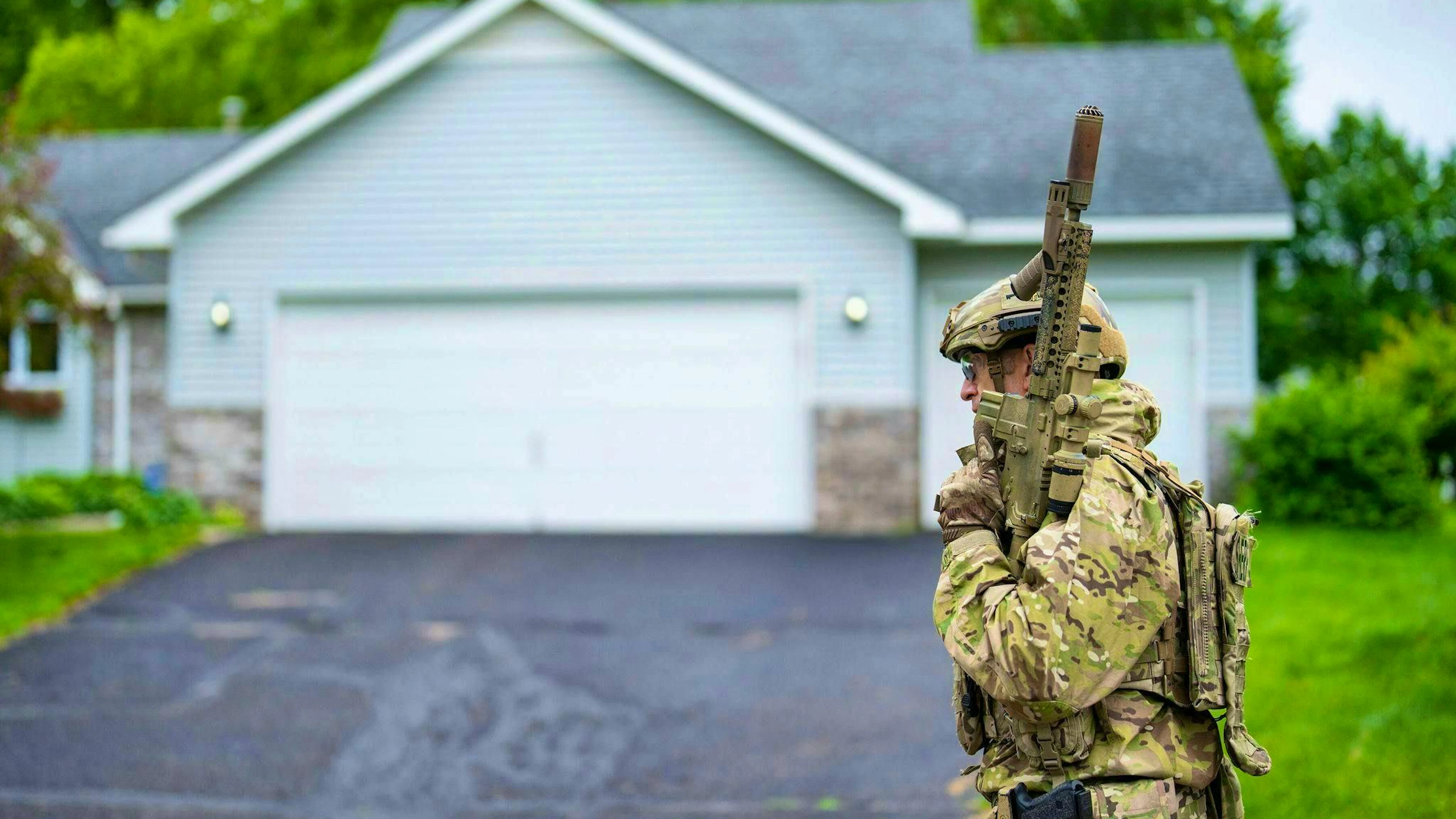 A manhunt is currently underway in Minnesota.