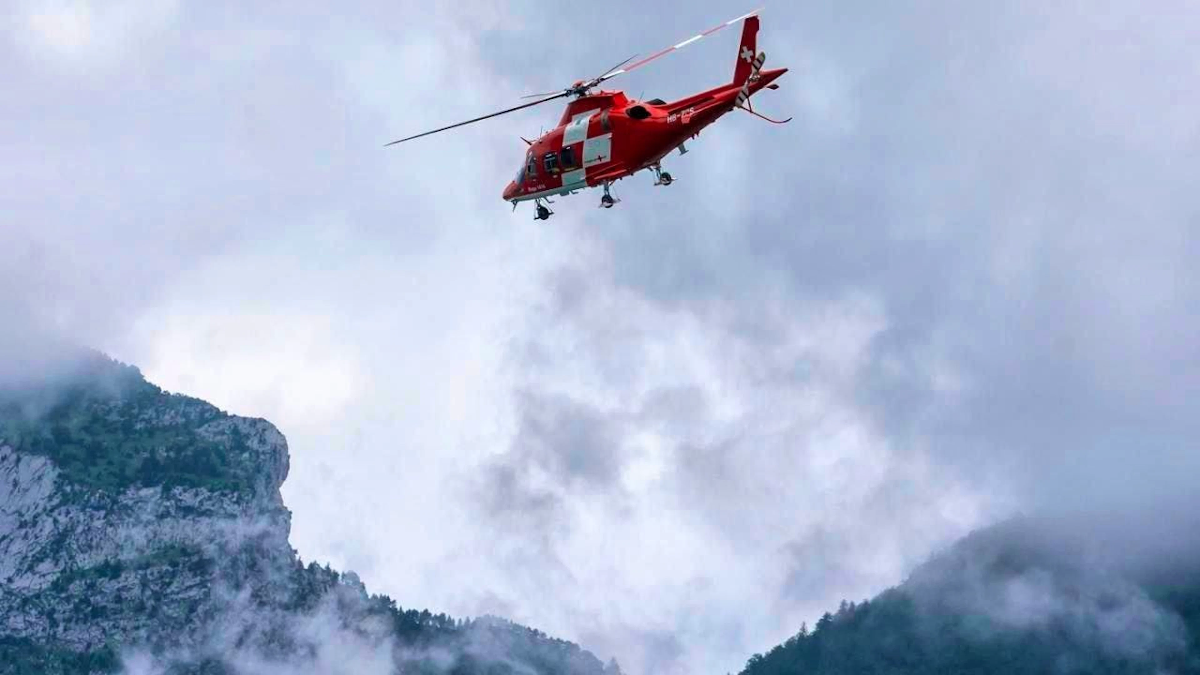 Rega was also deployed following the accident in Kriens LU.