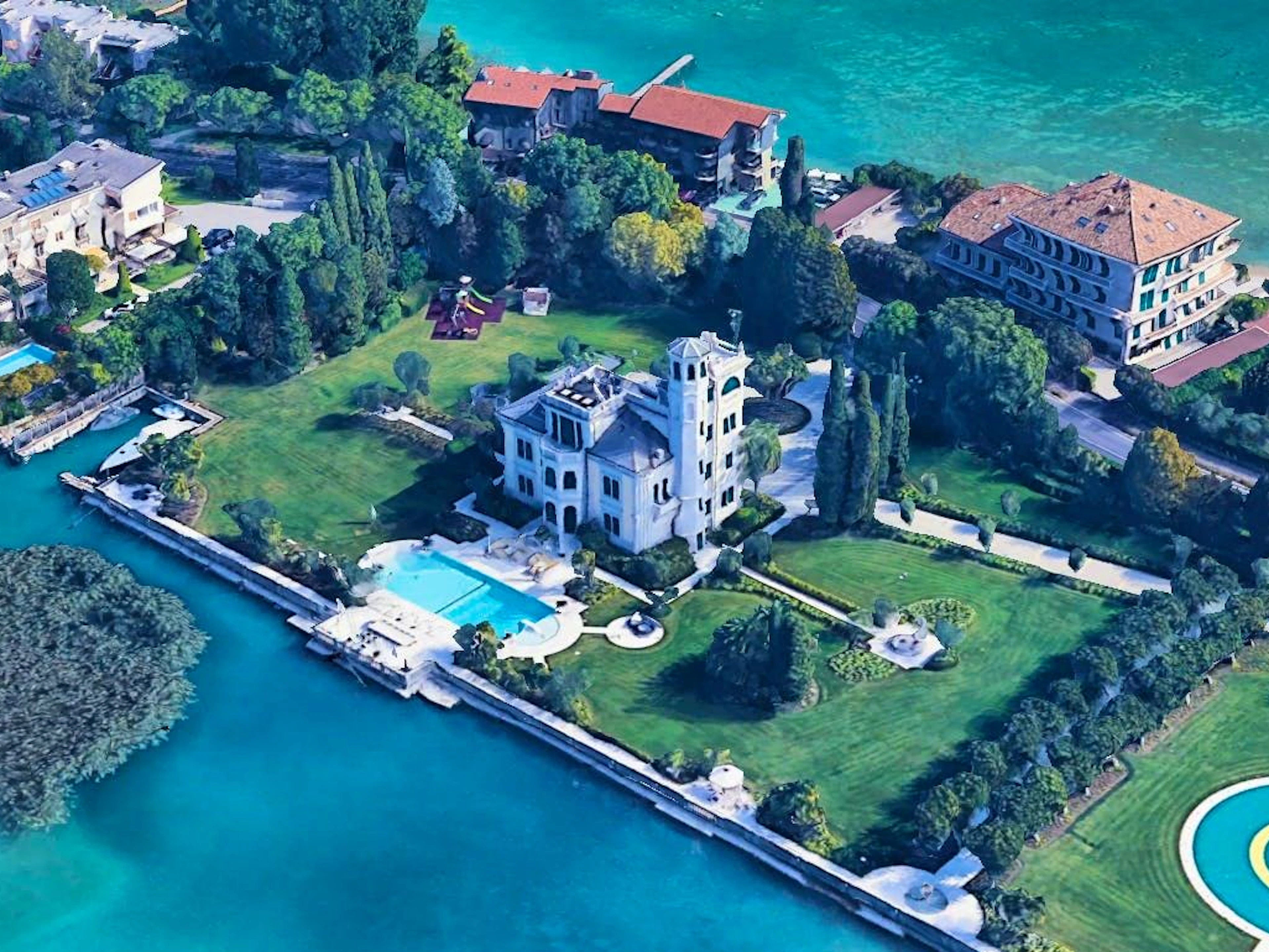 The Villa Ansaldi on Lake Garda - once René Benko's residence, now part of the insolvency estate.