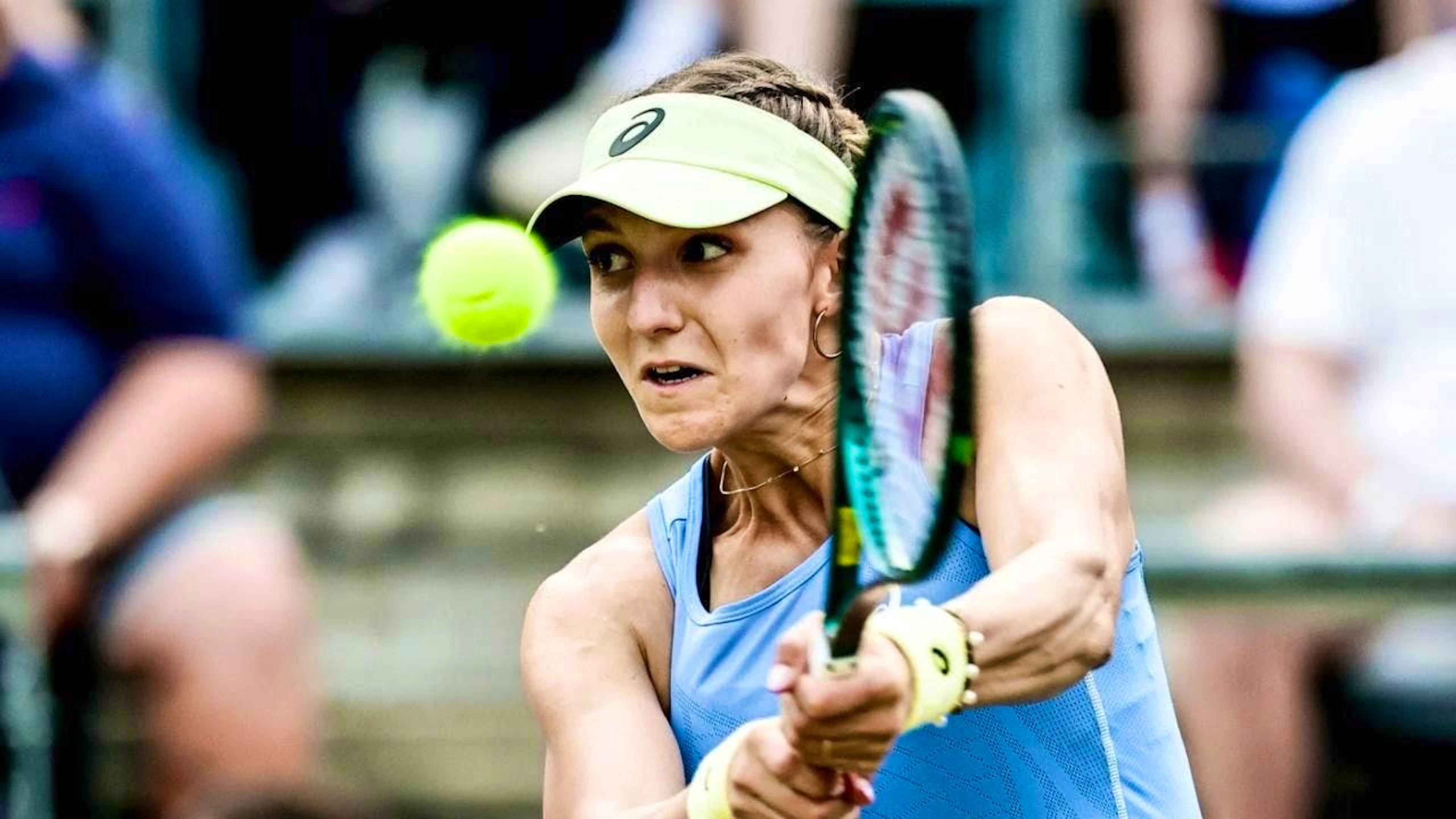 Rebeka Masarova put up good resistance against Aryna Sabalenka in the second set.