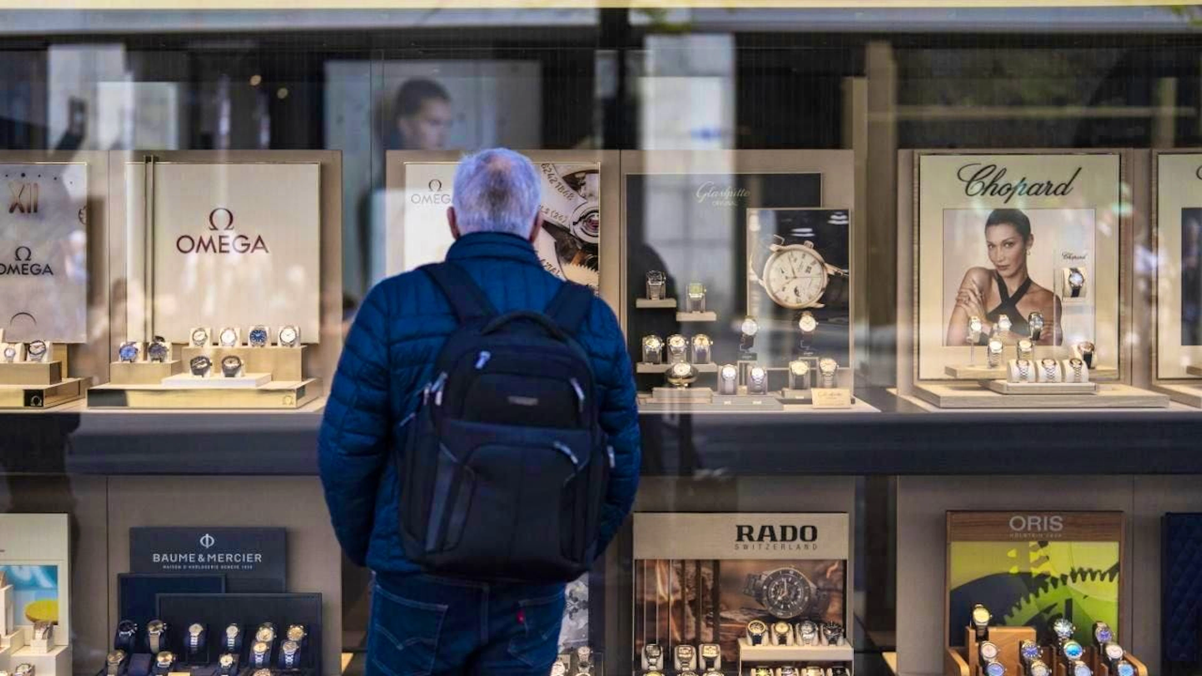 In terms of price segments, only watches between 500 and 3000 Swiss francs remained stable in Swiss watch exports in May. (archive image)