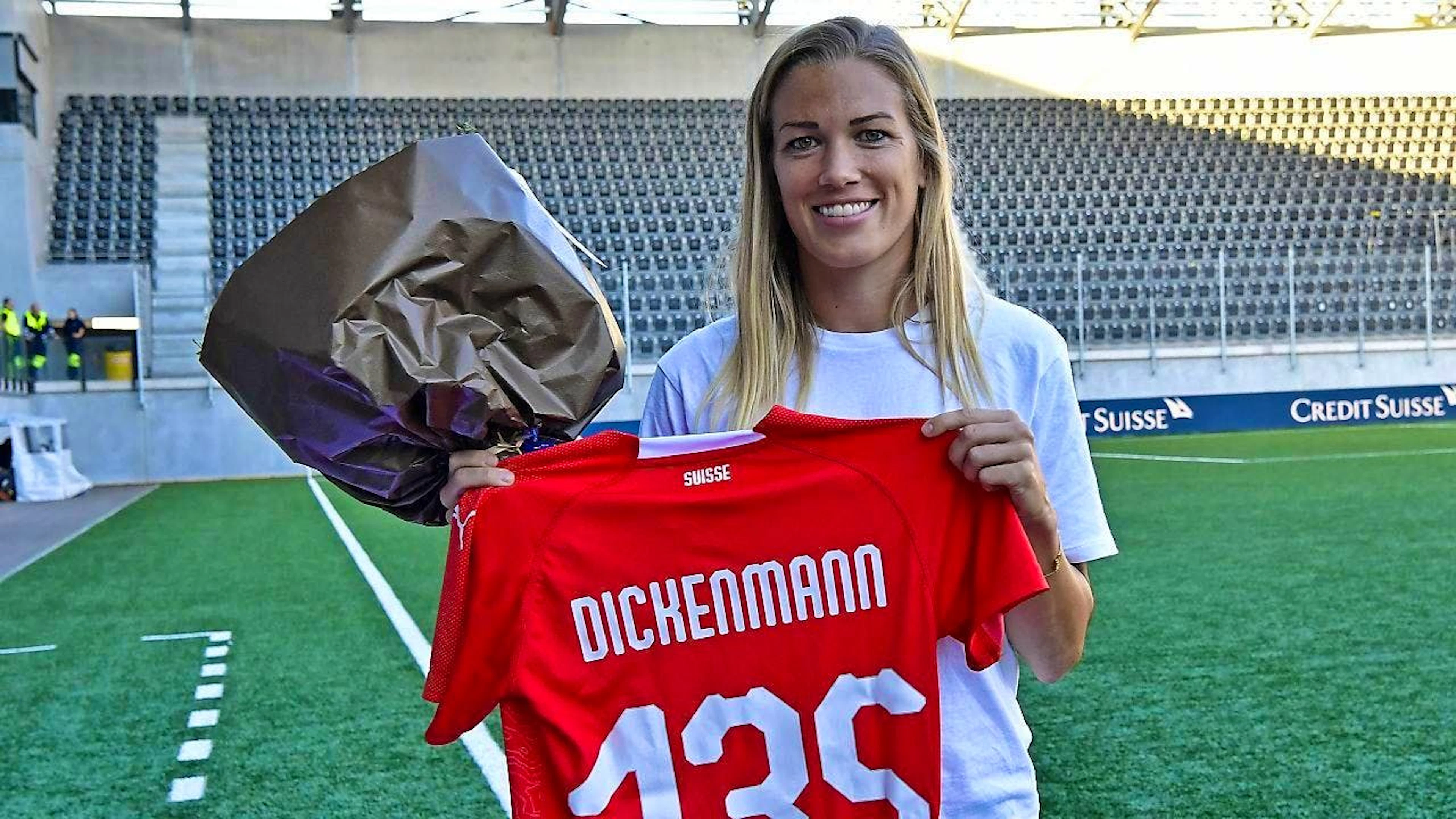 Lara Dickenmann has played 135 international matches for Switzerland