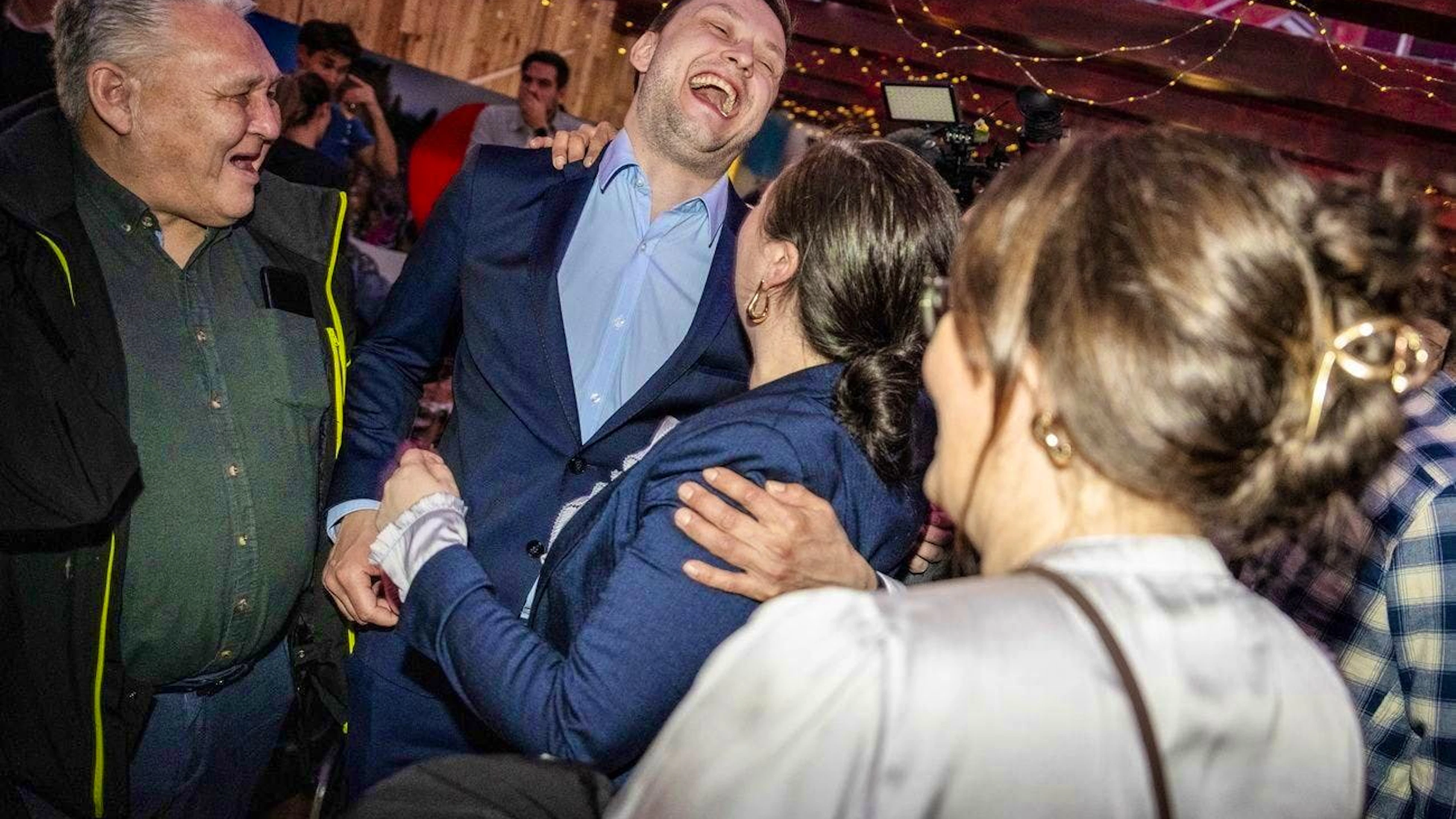 Jens-Frederik Nielsen, lorsqu'il a remporté les élections à la mi-mars 2025.
