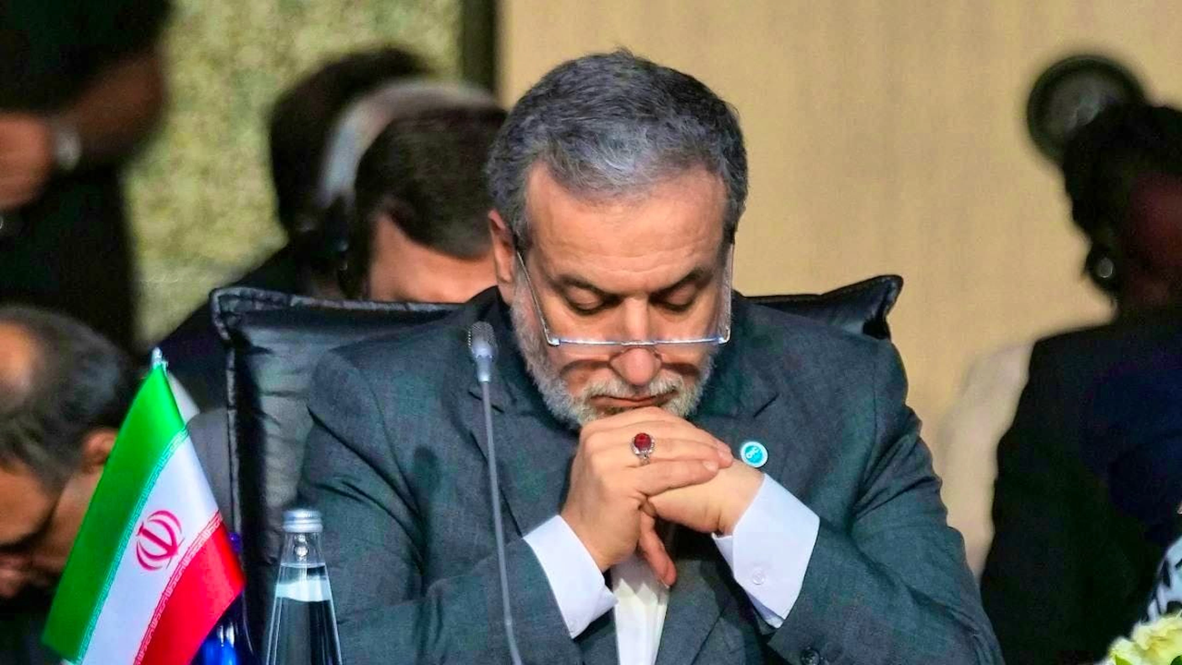 Iranian Foreign Minister Abbas Araghchi the day before in Istanbul. Photo: Khalil Hamra/AP/dpa