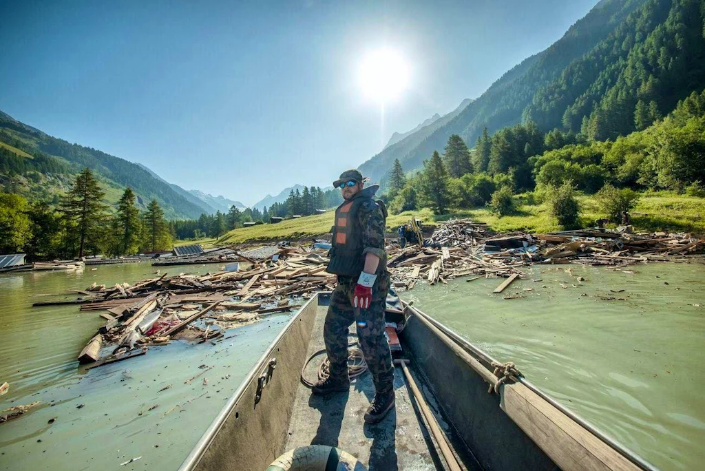 This is the status of the clearing of Lake Blatten