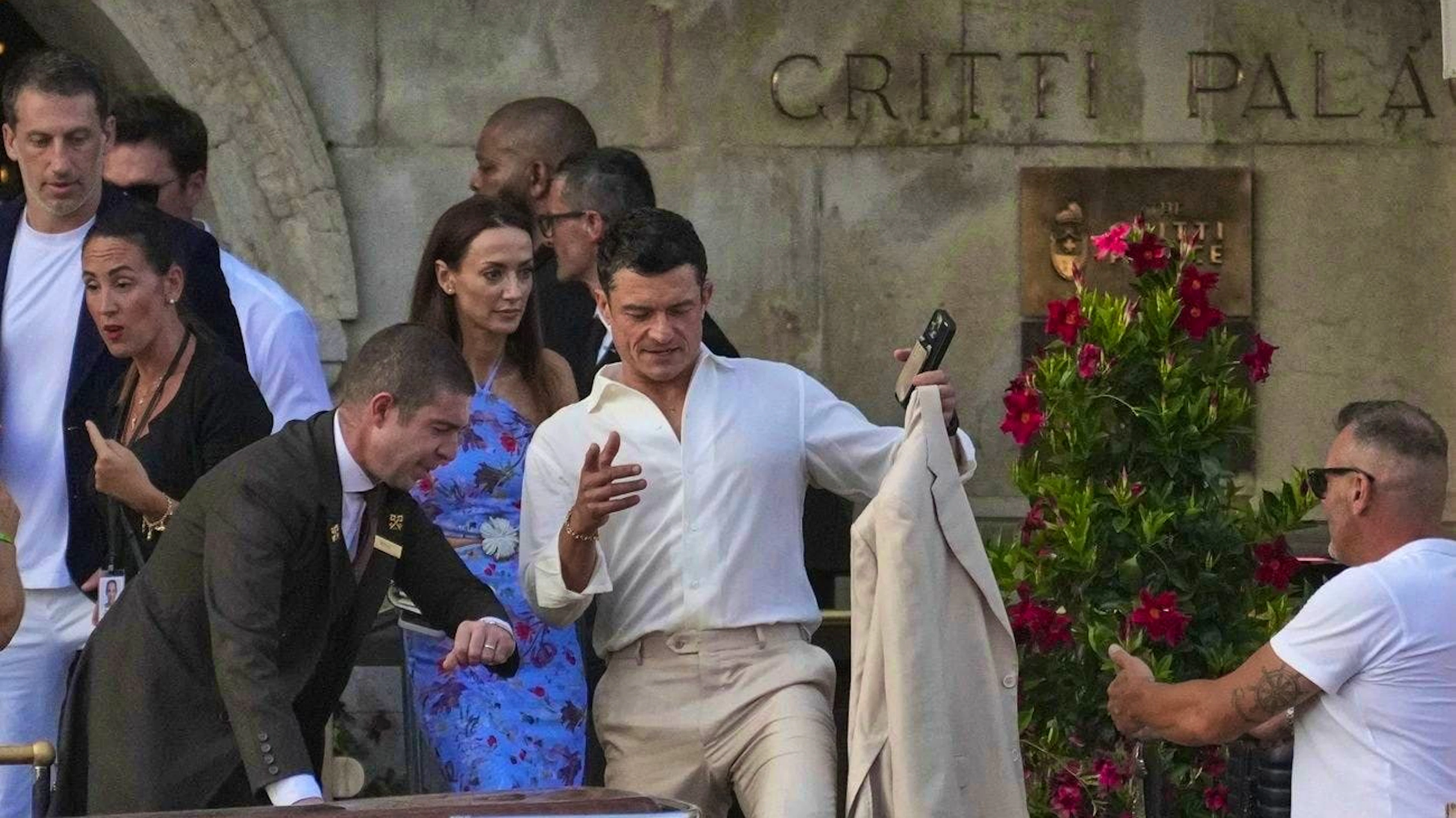 La star hollywoodienne Orlando Bloom fait également partie des invités.